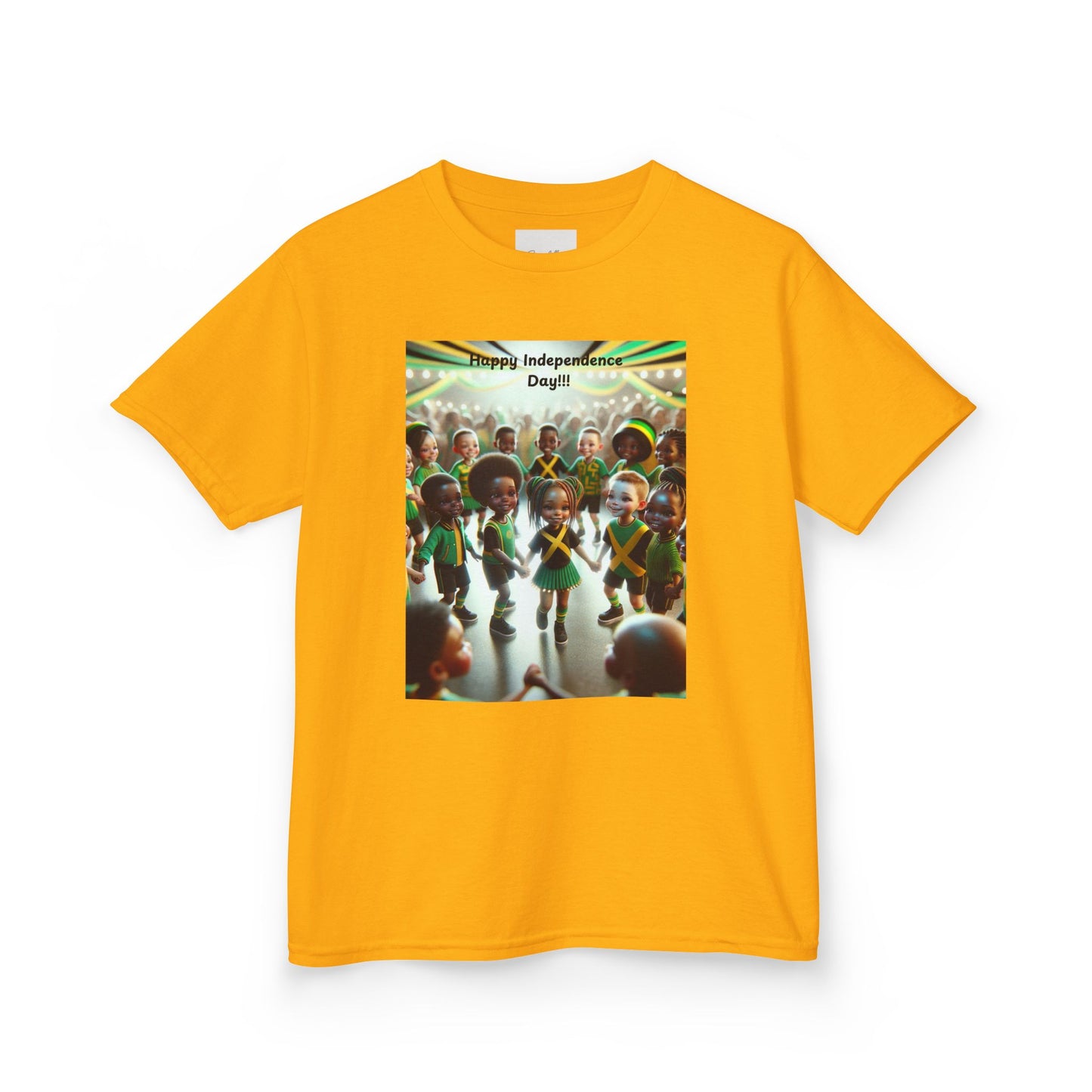 Kids Heavy Cotton™ "Jamaica Independence Day Vibes - Kids T-Shirt"