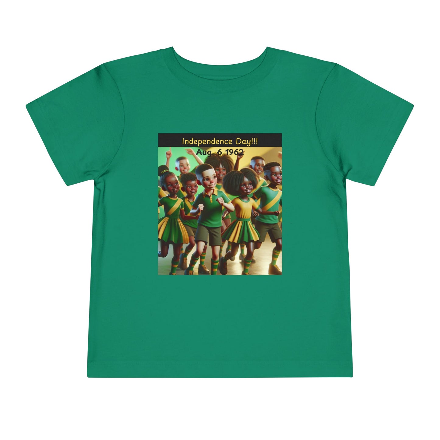 Kids Jamaican Independence Day Tee, Toddler T-Shirt, Youth Caribbean Flag Shirt,