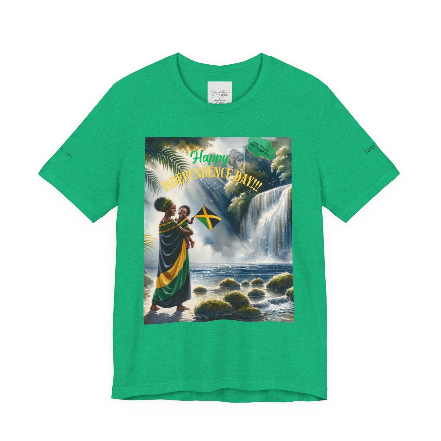 Unisex Jersey "Jamaica Independence Day Celebration - Adult T-Shirt"