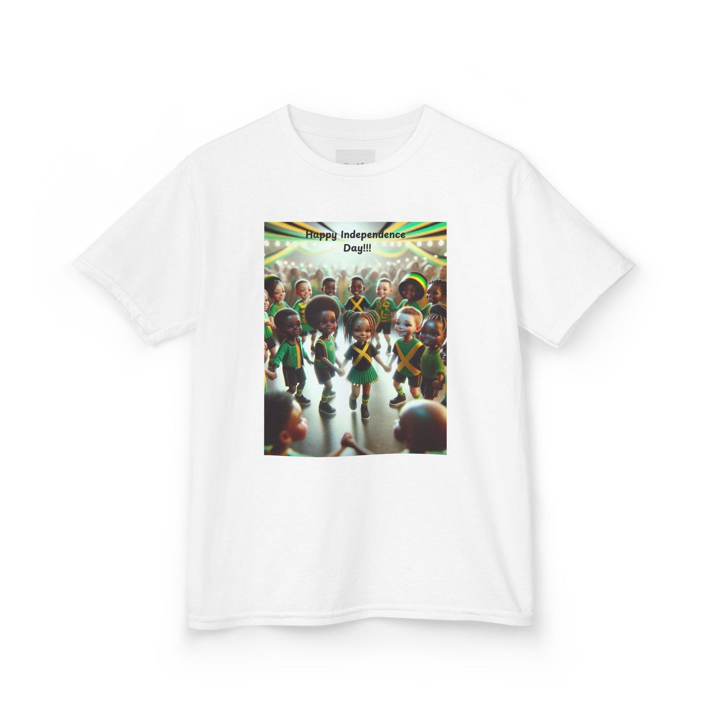 Kids Heavy Cotton™ "Jamaica Independence Day Vibes - Kids T-Shirt"