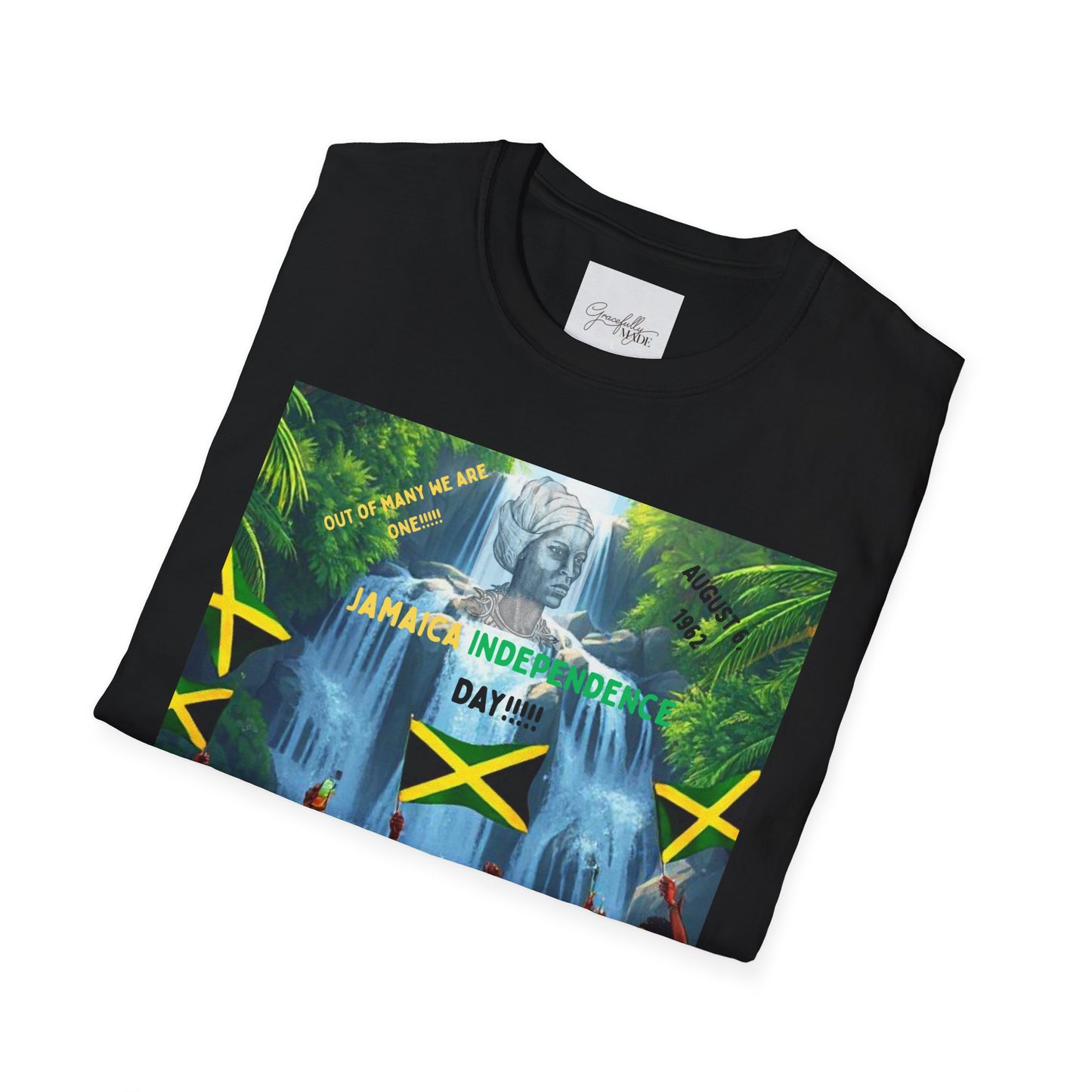 Jamaica 61st Year of Independence Unisex T-Shirt, Jamaican Anniversary Tee, Caribbean Celebration Shirt, Patriotic Apparel, Island Vibes Top