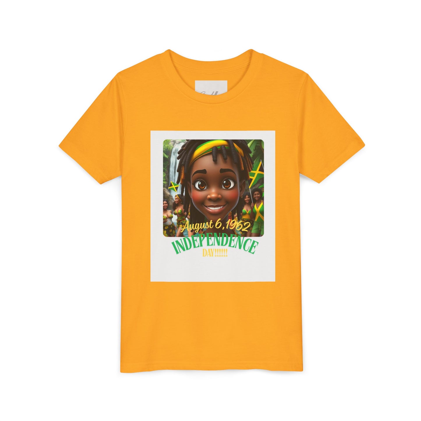 Youth Tee, Kids T-Shirt Celebrating Jamaica Independence, Child's Clothing, Caribbean Shirt, Island Theme Apparel, Independence Day Outfit