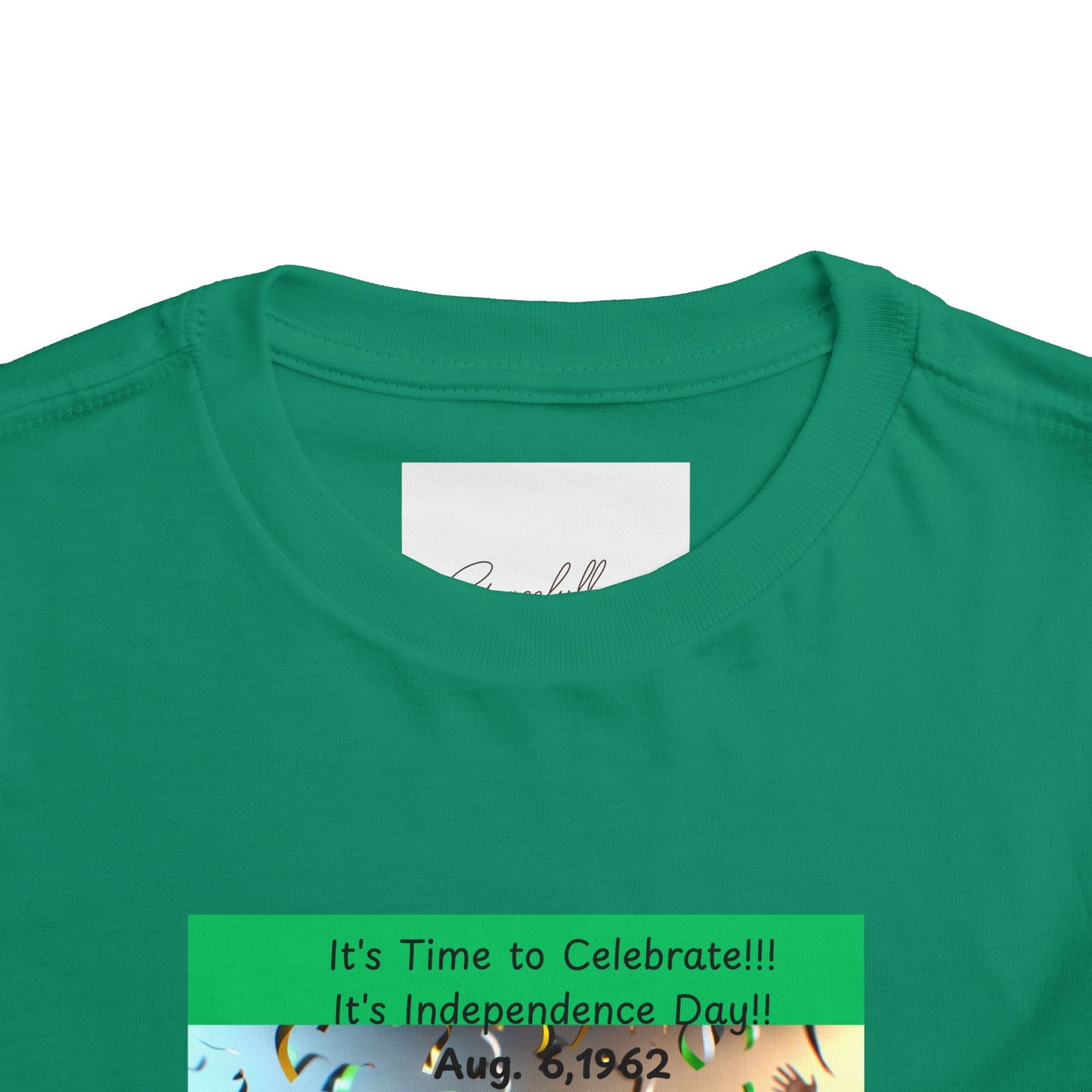Toddler Short Sleeve "Jamaica Independence Day Vibes - Kids T-Shirt"