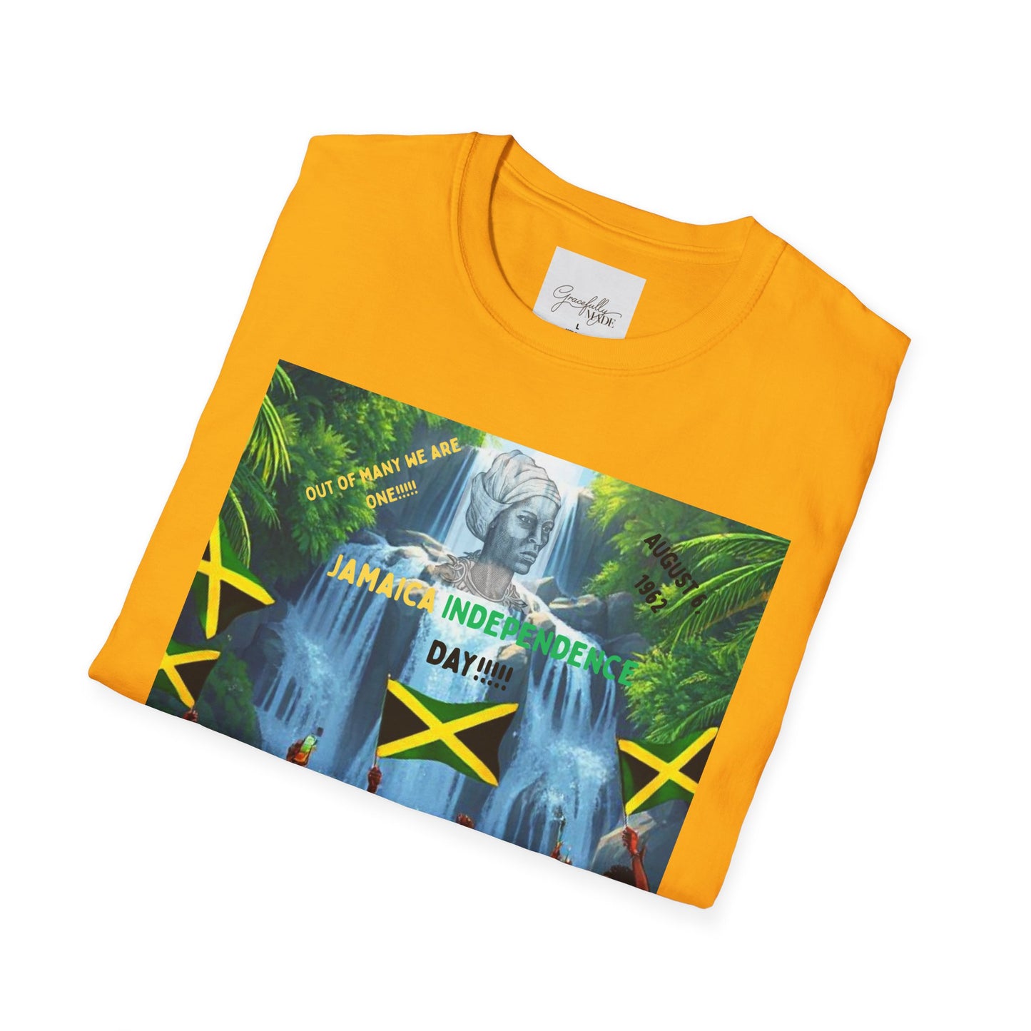 Jamaica 61st Year of Independence Unisex T-Shirt, Jamaican Anniversary Tee, Caribbean Celebration Shirt, Patriotic Apparel, Island Vibes Top
