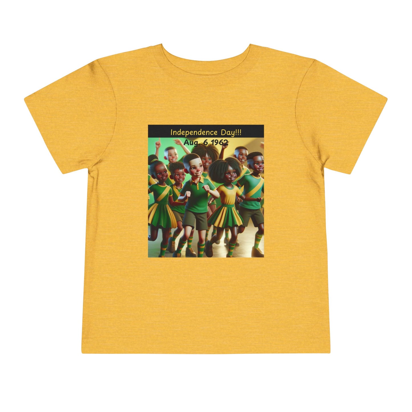 Kids Jamaican Independence Day Tee, Toddler T-Shirt, Youth Caribbean Flag Shirt,