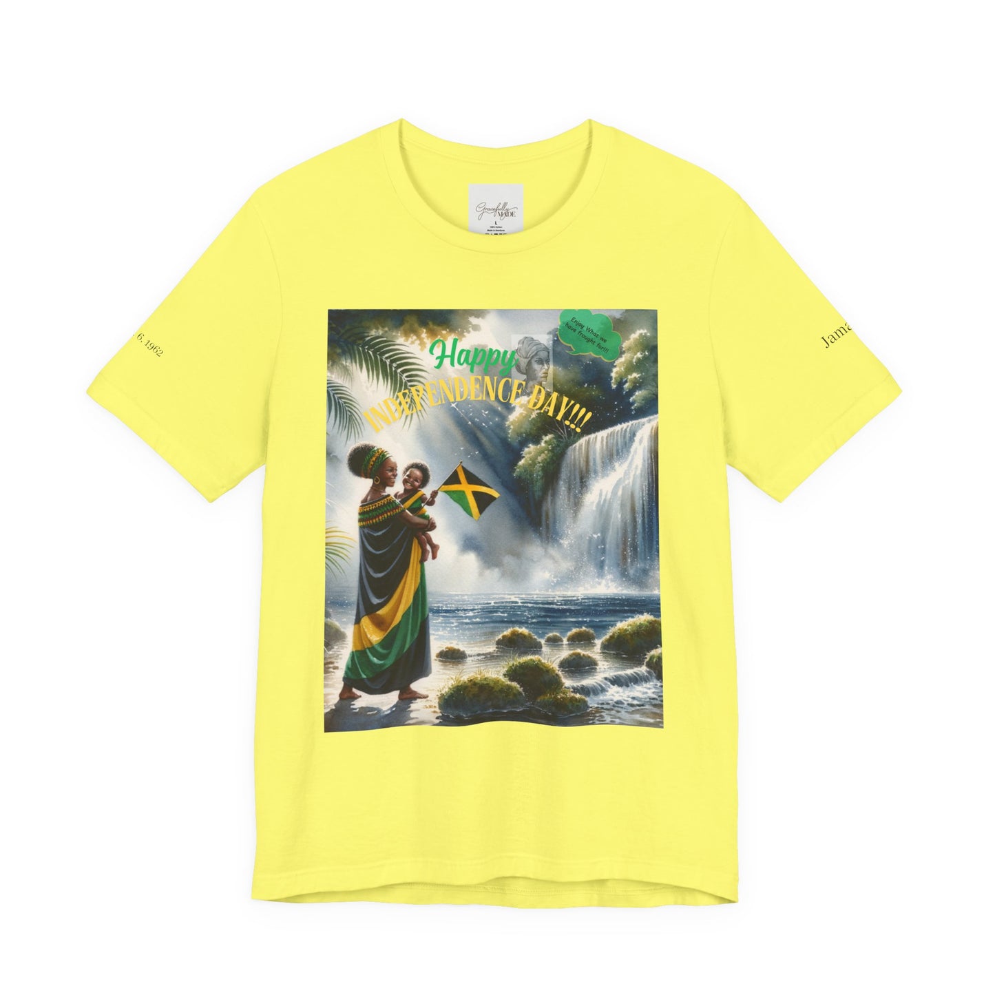 Unisex Jersey "Jamaica Independence Day Celebration - Adult T-Shirt"