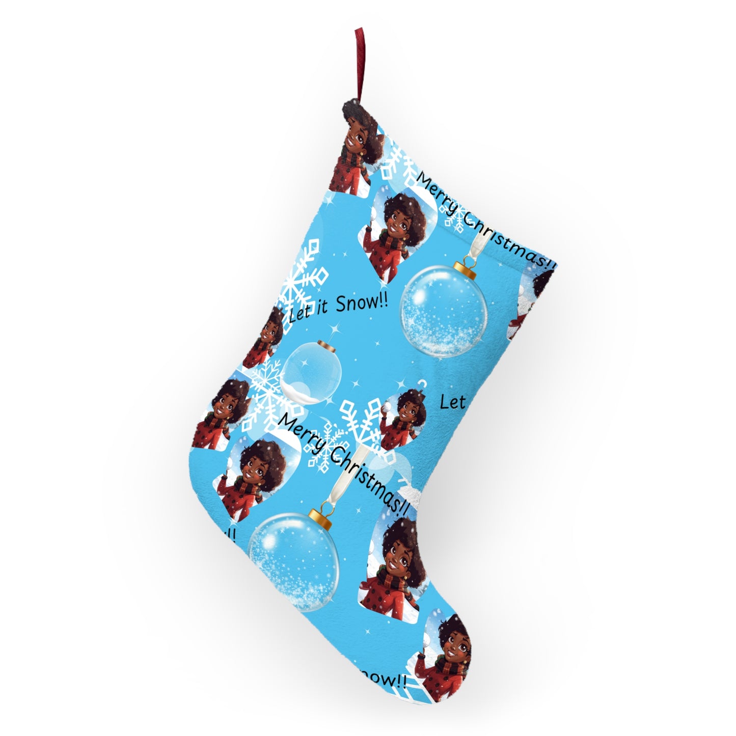 Christmas Stockings, Holiday Decor, Let it Snow Stockings, Christmas Mantel Decor, Festive Fireplace Decor, Winter Home Accent