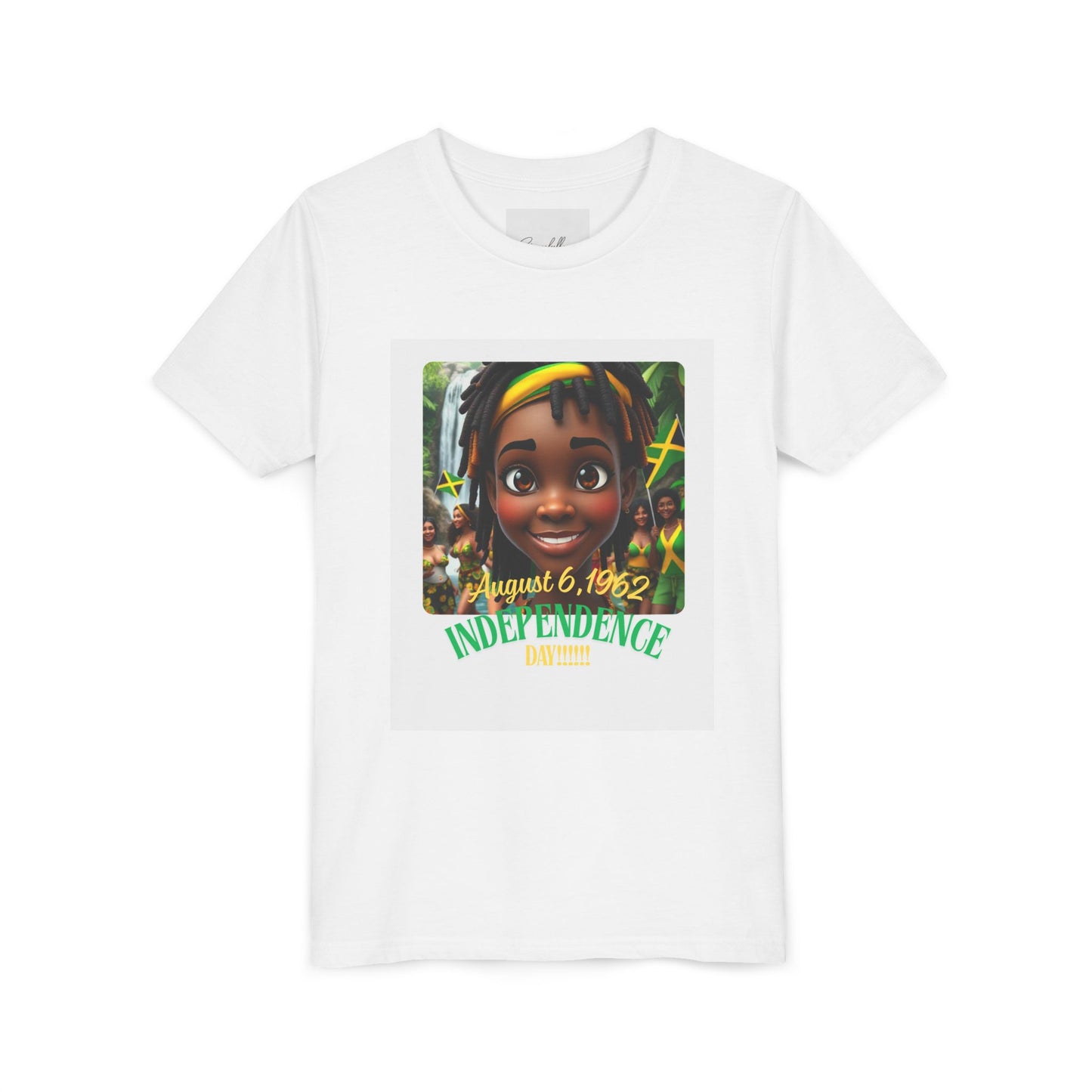 Youth Tee, Kids T-Shirt Celebrating Jamaica Independence, Child's Clothing, Caribbean Shirt, Island Theme Apparel, Independence Day Outfit