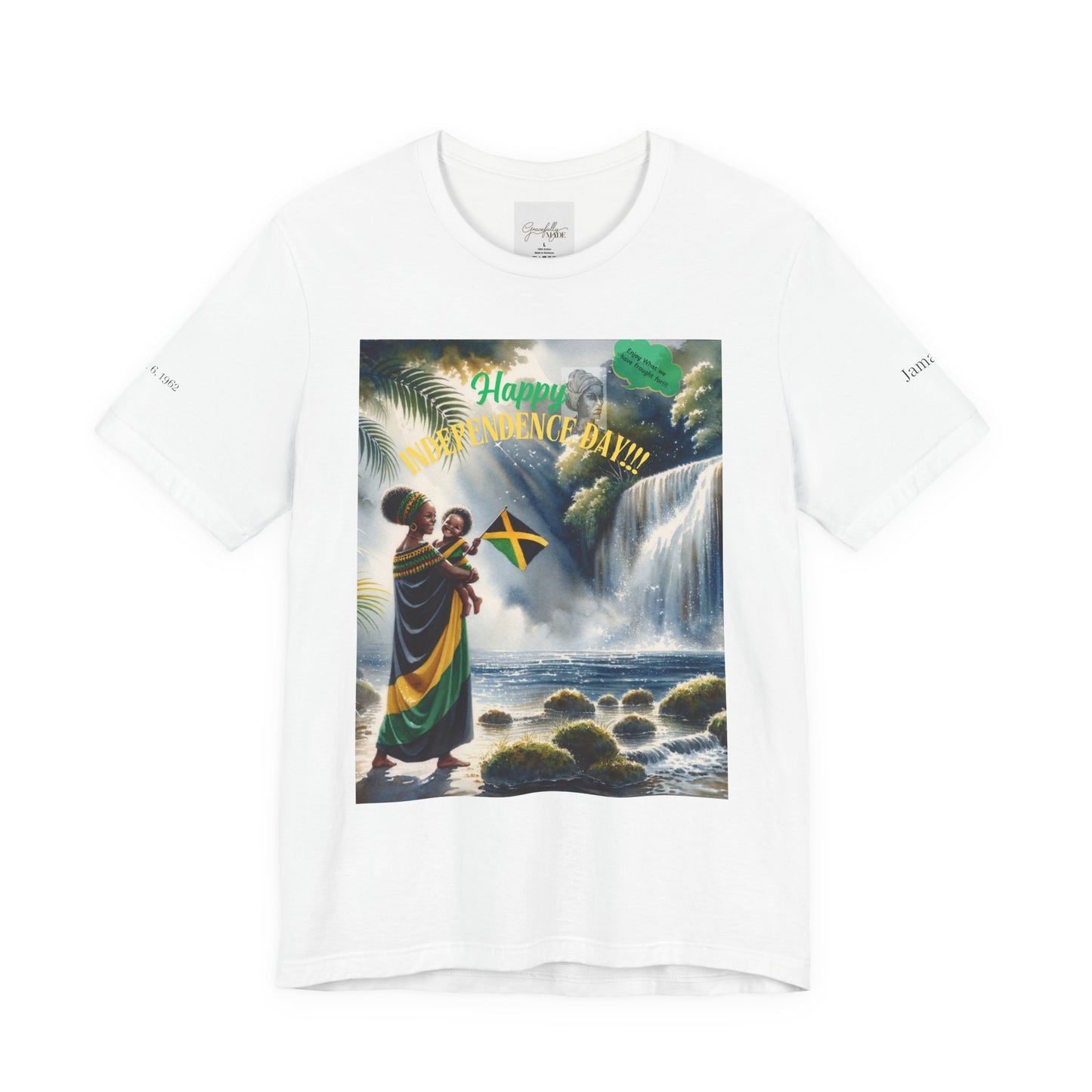 Unisex Jersey "Jamaica Independence Day Celebration - Adult T-Shirt"