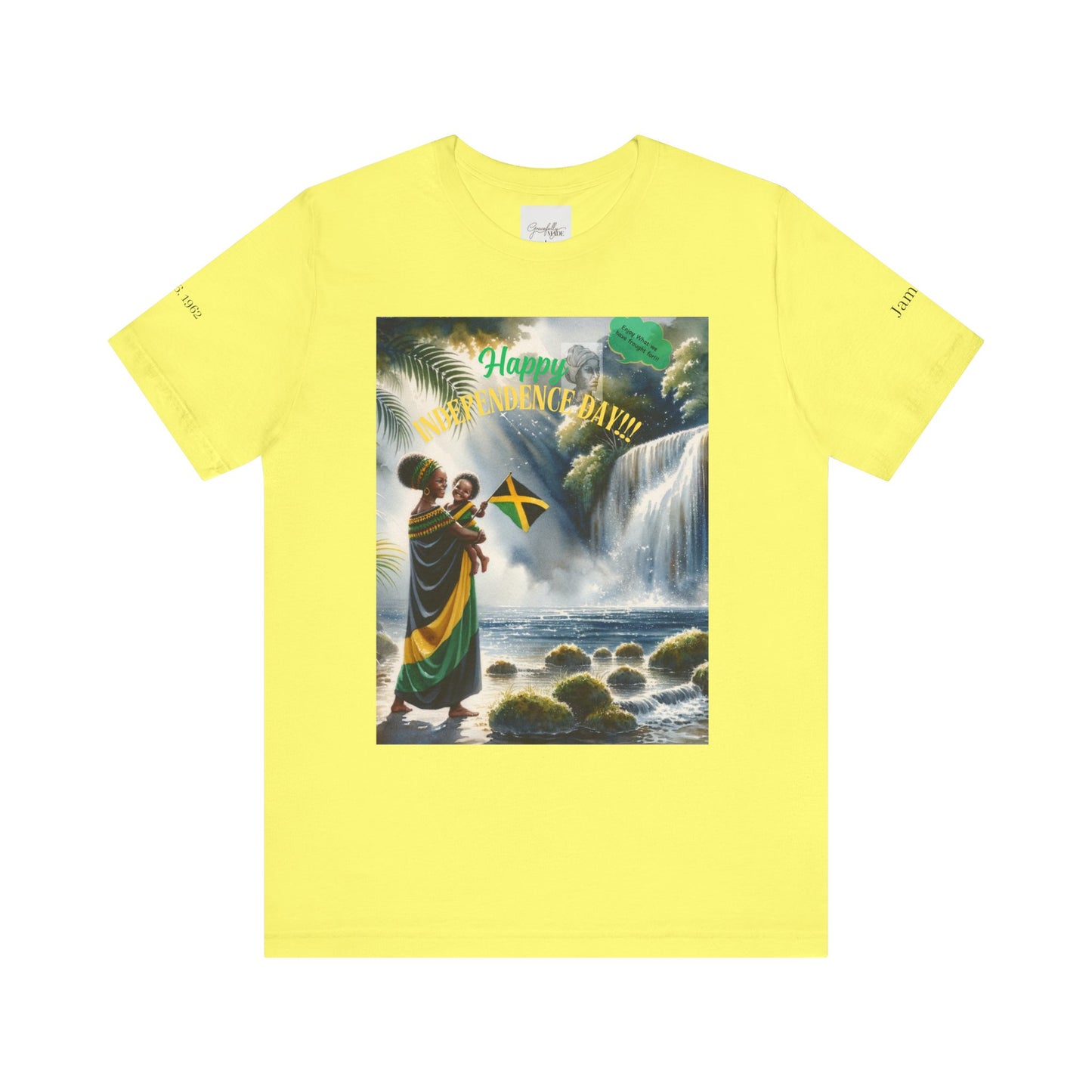 Unisex Jersey "Jamaica Independence Day Celebration - Adult T-Shirt"