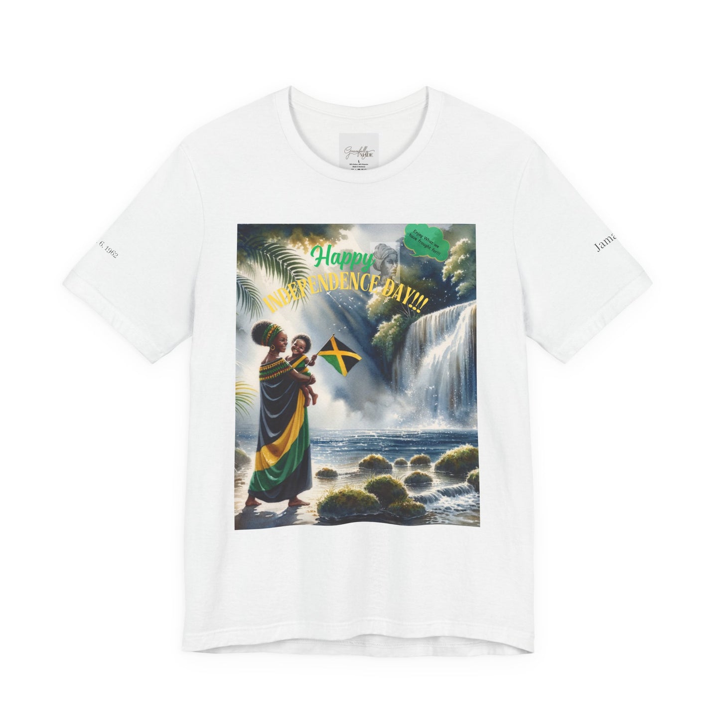 Unisex Jersey "Jamaica Independence Day Celebration - Adult T-Shirt"