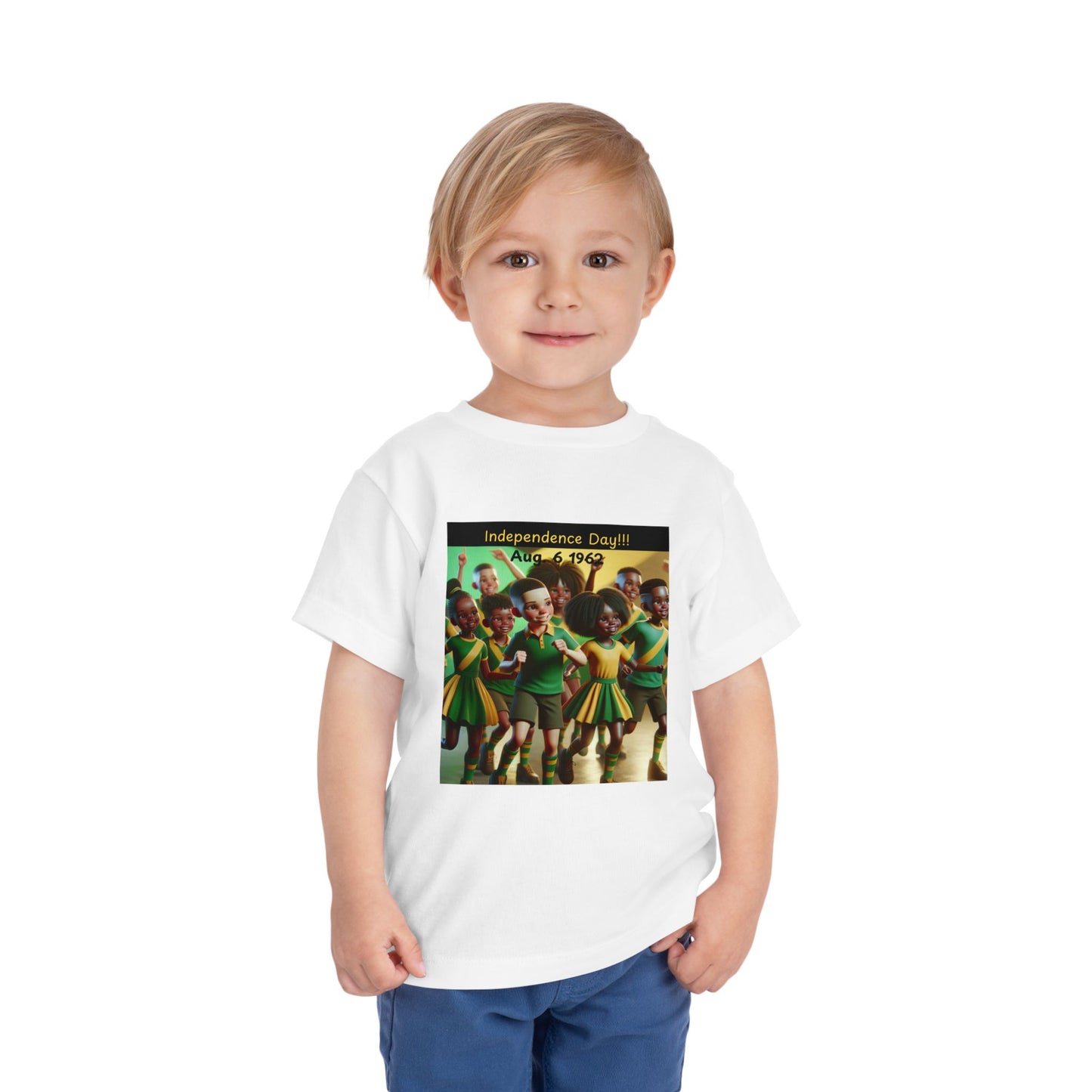 Kids Jamaican Independence Day Tee, Toddler T-Shirt, Youth Caribbean Flag Shirt,