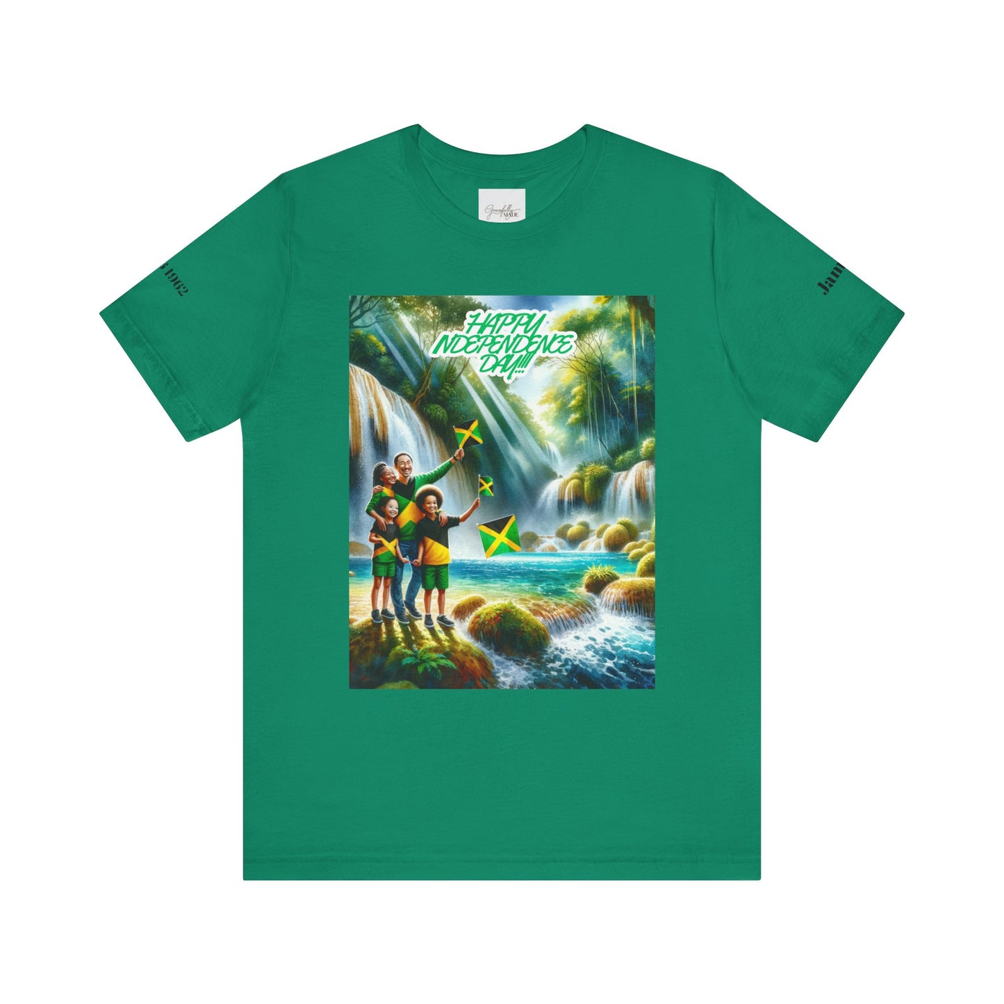 Unisex Jersey Short Sleeve Tee"Jamaica Independence Day Vibes"