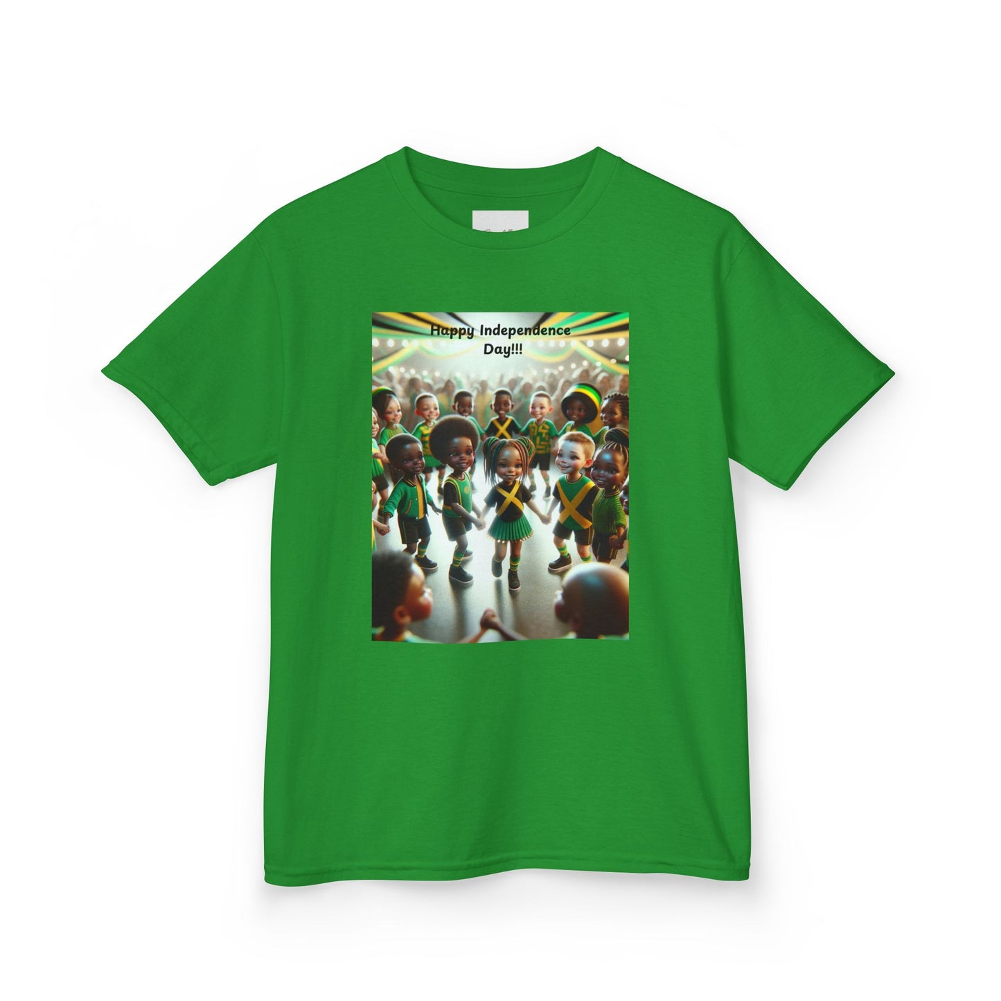 Kids Heavy Cotton™ "Jamaica Independence Day Vibes - Kids T-Shirt"