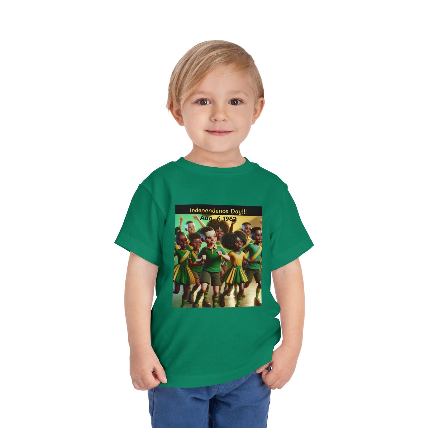 Kids Jamaican Independence Day Tee, Toddler T-Shirt, Youth Caribbean Flag Shirt,