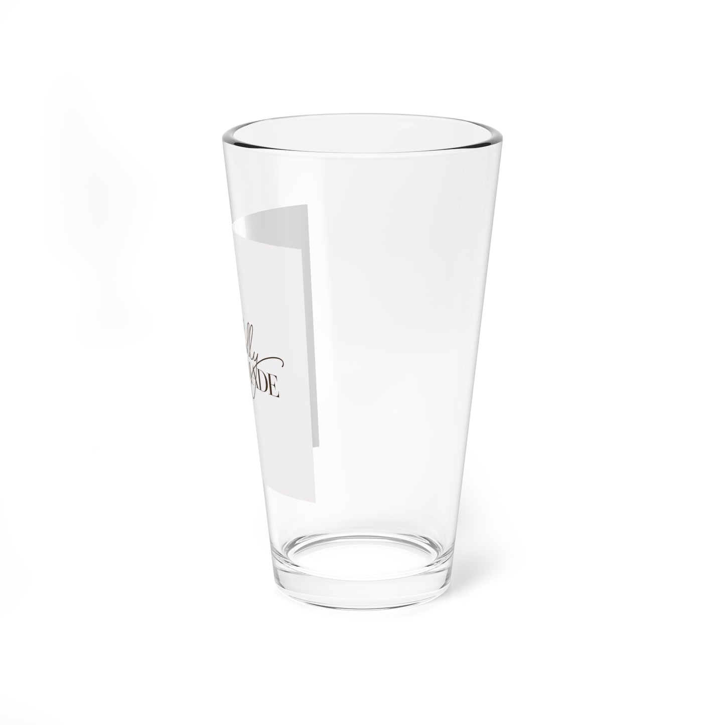 Cocktail Glass, Gracefully Made Mixing Glass, 16oz - Elegant Barware, Home