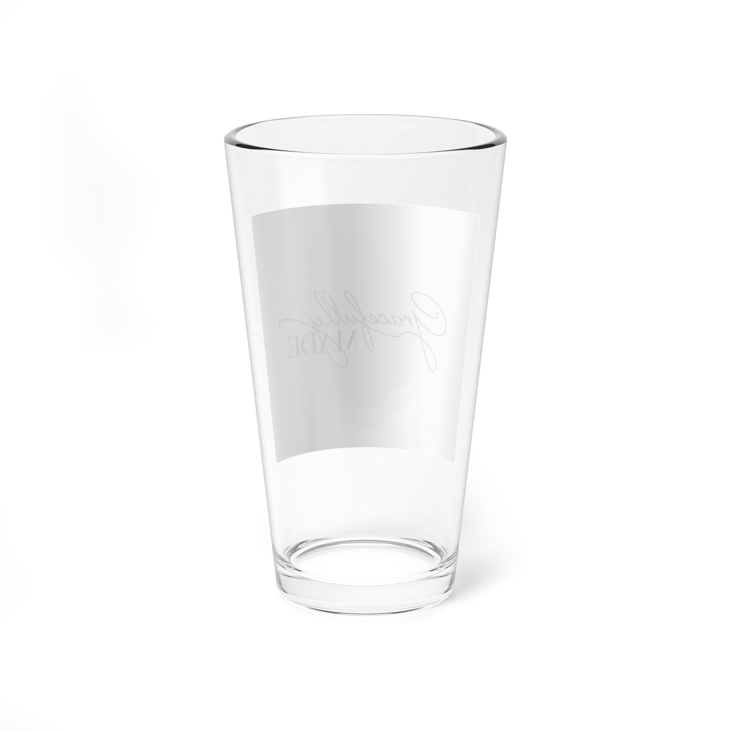 Cocktail Glass, Gracefully Made Mixing Glass, 16oz - Elegant Barware, Home