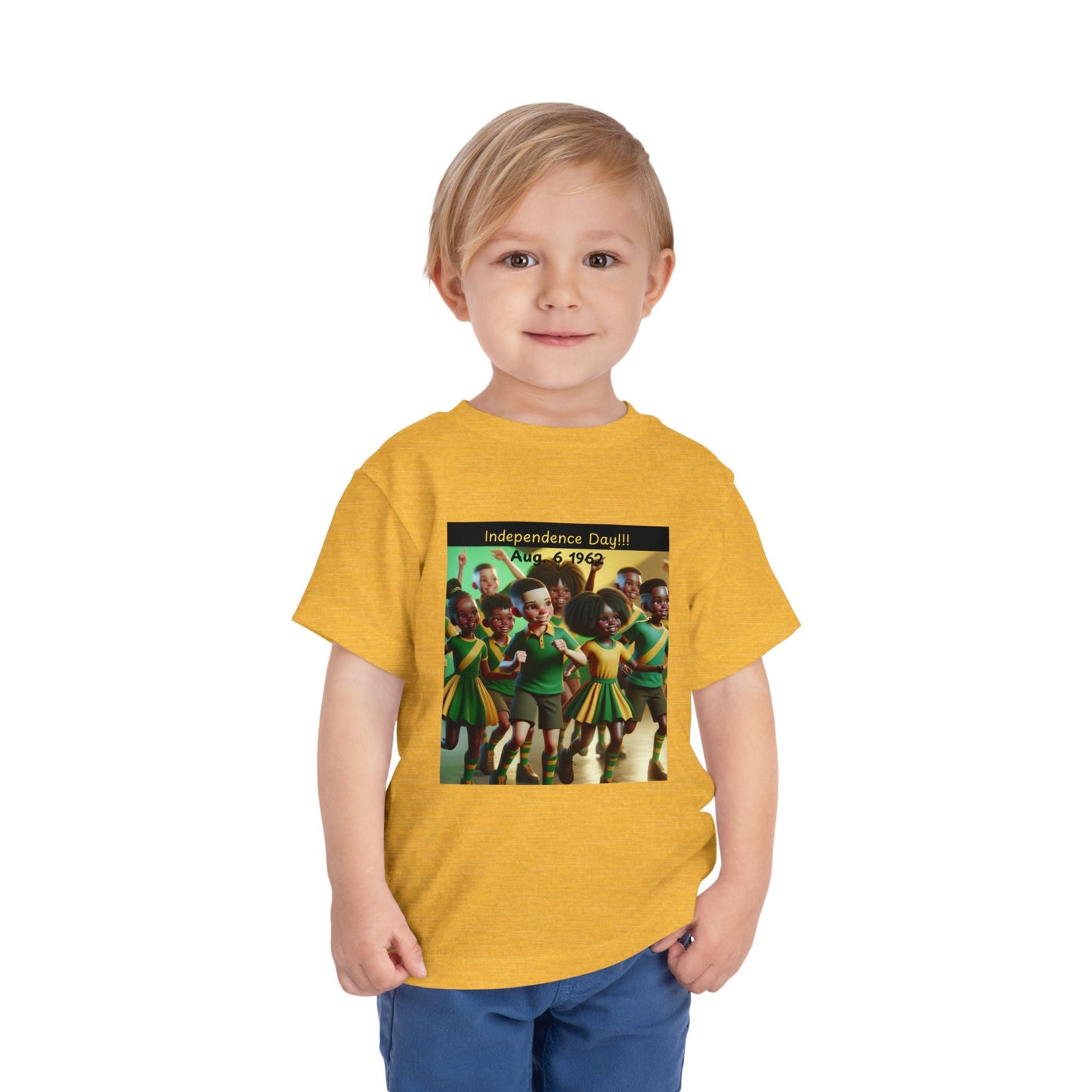 Kids Jamaican Independence Day Tee, Toddler T-Shirt, Youth Caribbean Flag Shirt,