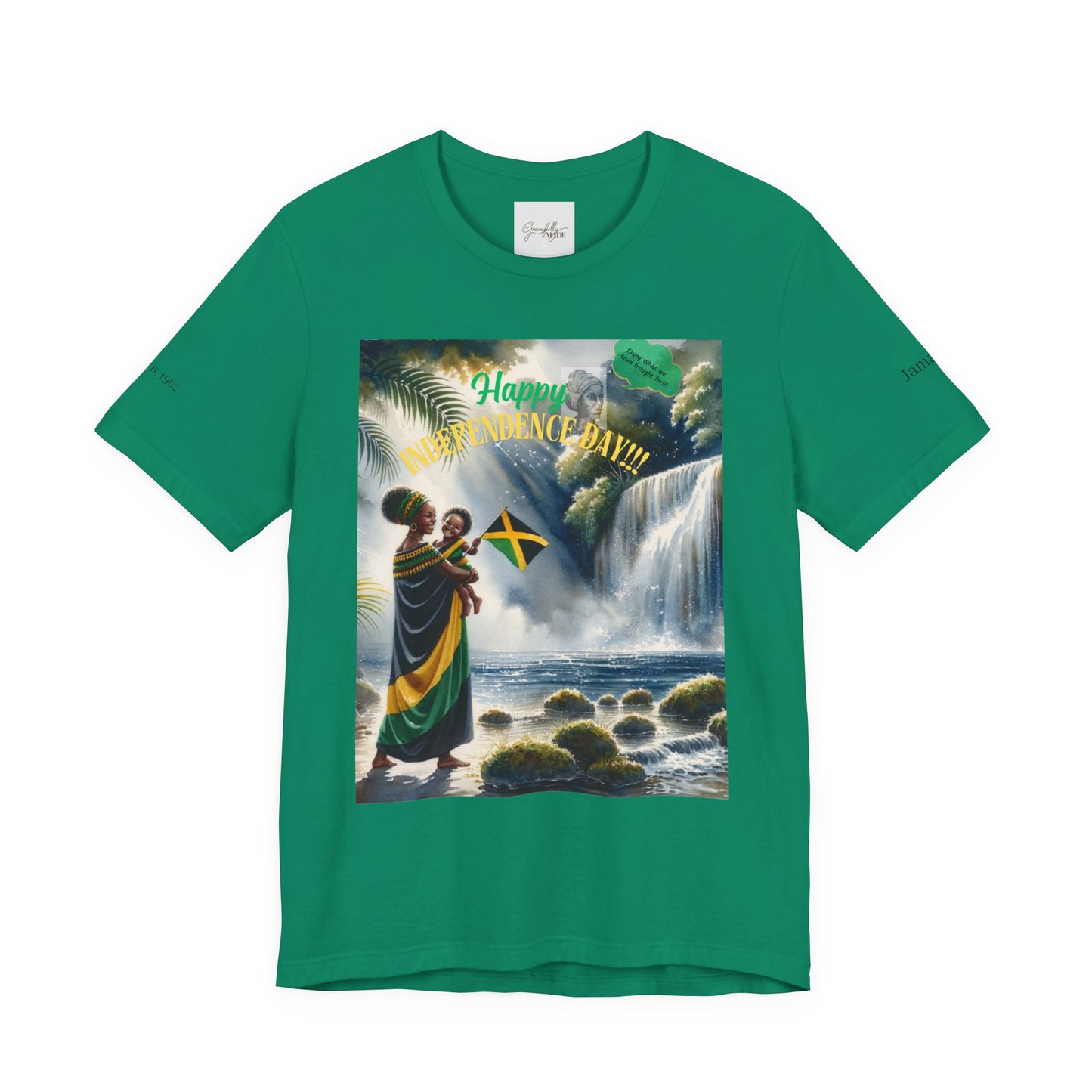 Unisex Jersey "Jamaica Independence Day Celebration - Adult T-Shirt"