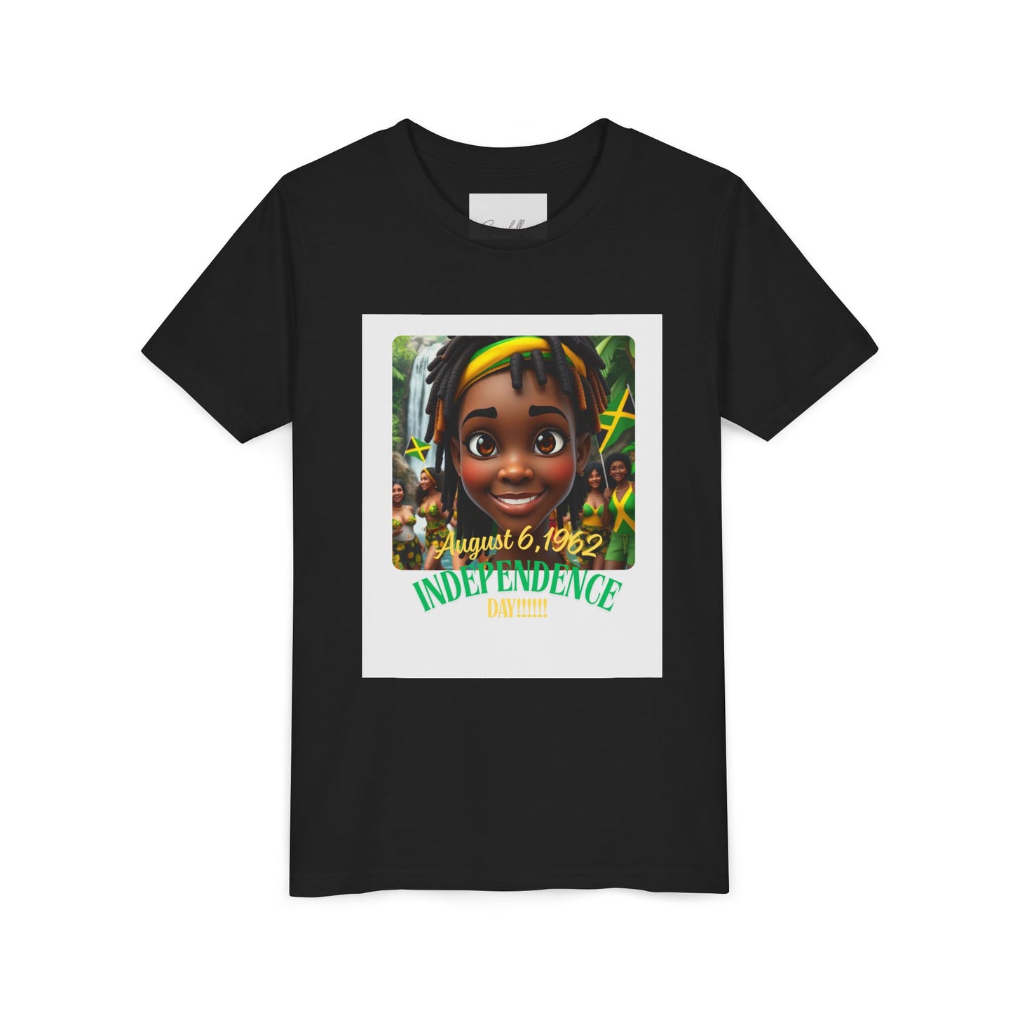Youth Tee, Kids T-Shirt Celebrating Jamaica Independence, Child's Clothing, Caribbean Shirt, Island Theme Apparel, Independence Day Outfit