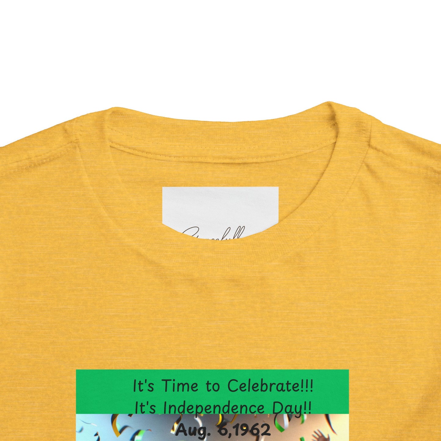 Toddler Short Sleeve "Jamaica Independence Day Vibes - Kids T-Shirt"
