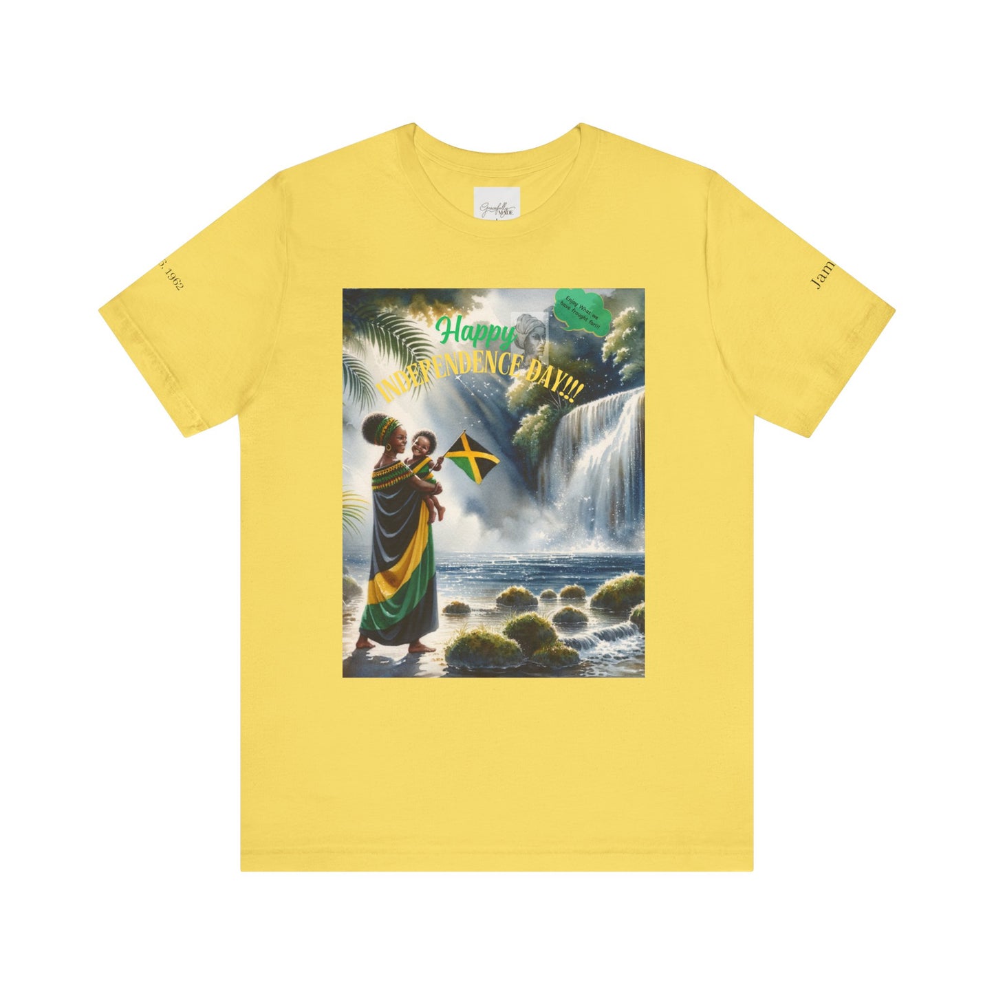 Unisex Jersey "Jamaica Independence Day Celebration - Adult T-Shirt"