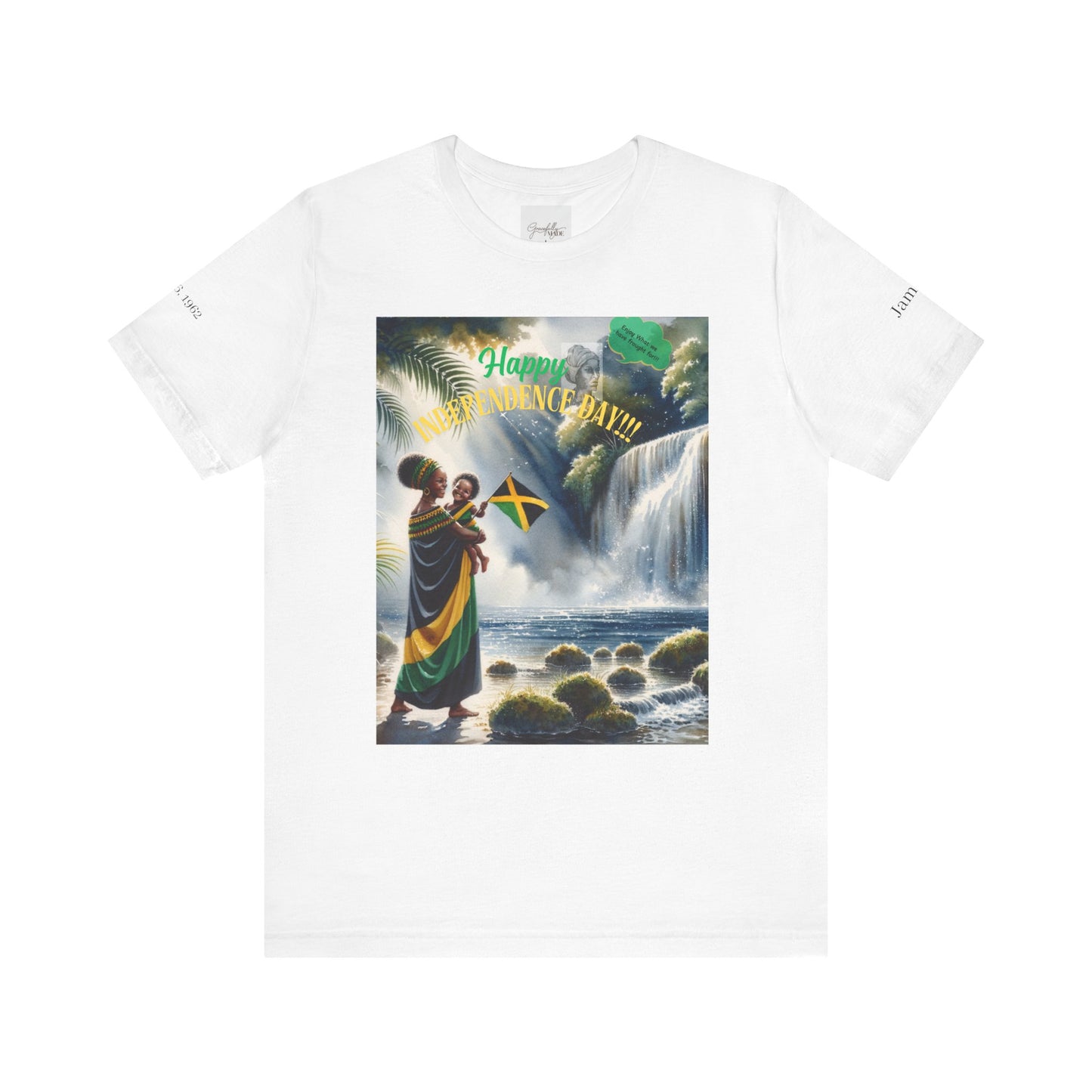 Unisex Jersey "Jamaica Independence Day Celebration - Adult T-Shirt"