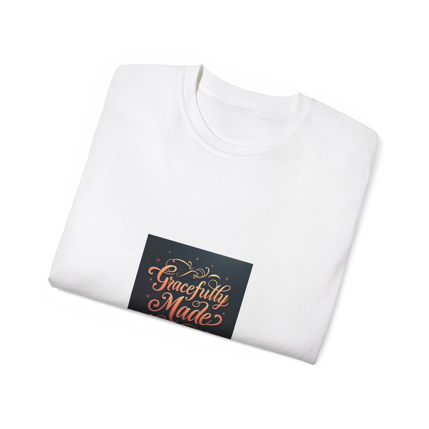 Gracefully Made T-Shirt, Unisex Cotton Tee, Minimalist Fashion, Casual Top,