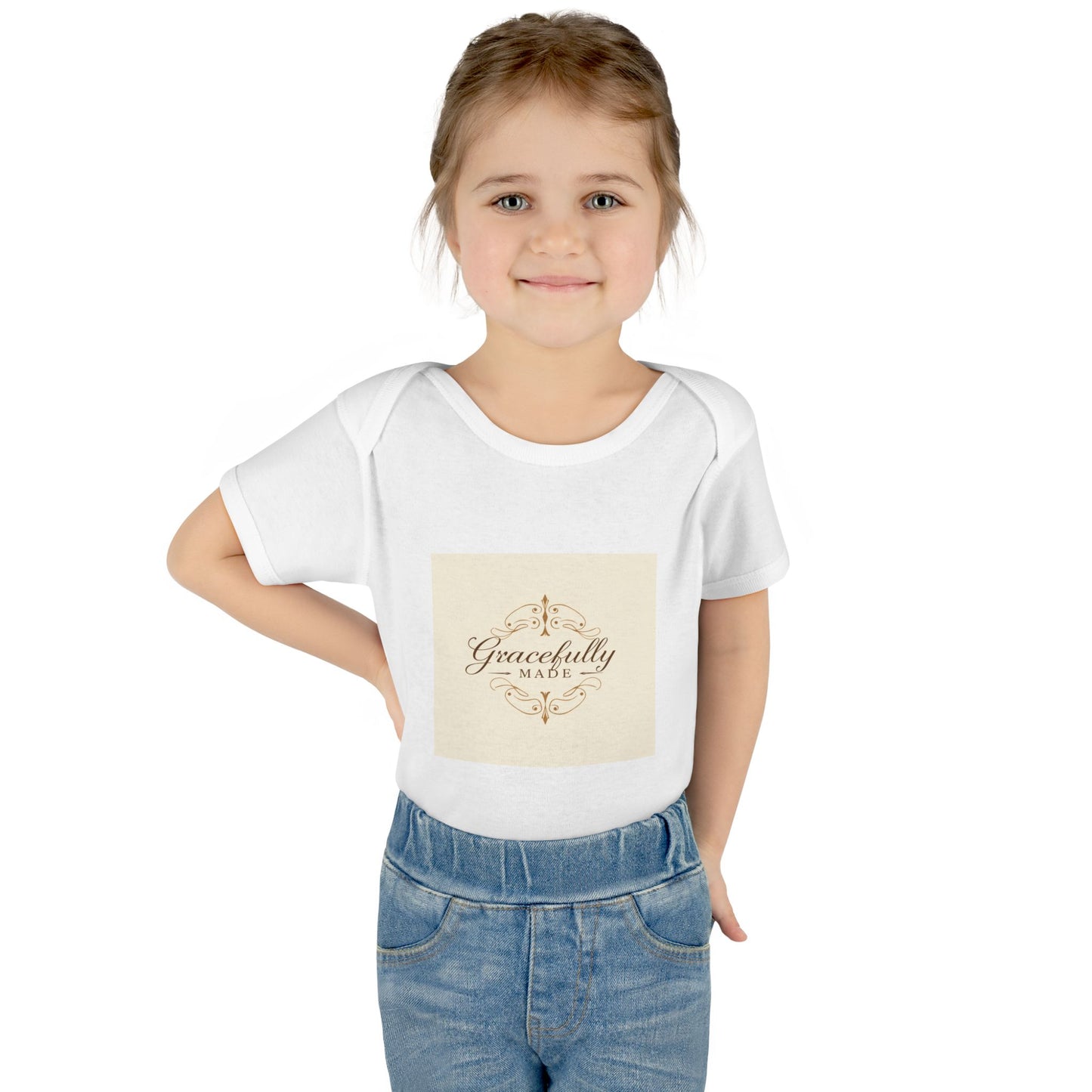 Baby Bodysuit, Gracefully Made Infant Romper, Newborn Outfit, Baby Shower Gift, Organic Cotton Jumpsuit, Gender Neutral Baby Clothes