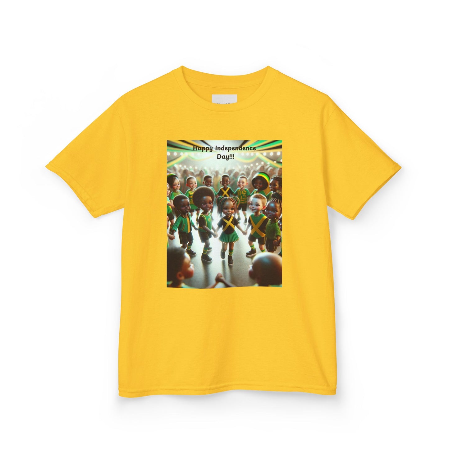 Kids Heavy Cotton™ "Jamaica Independence Day Vibes - Kids T-Shirt"
