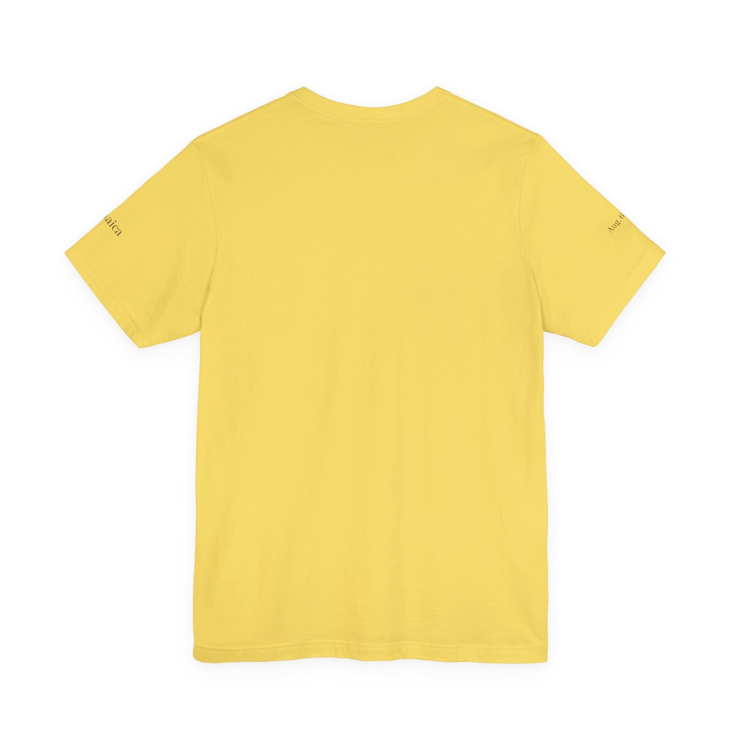 Unisex Jersey "Jamaica Independence Day Celebration - Adult T-Shirt"