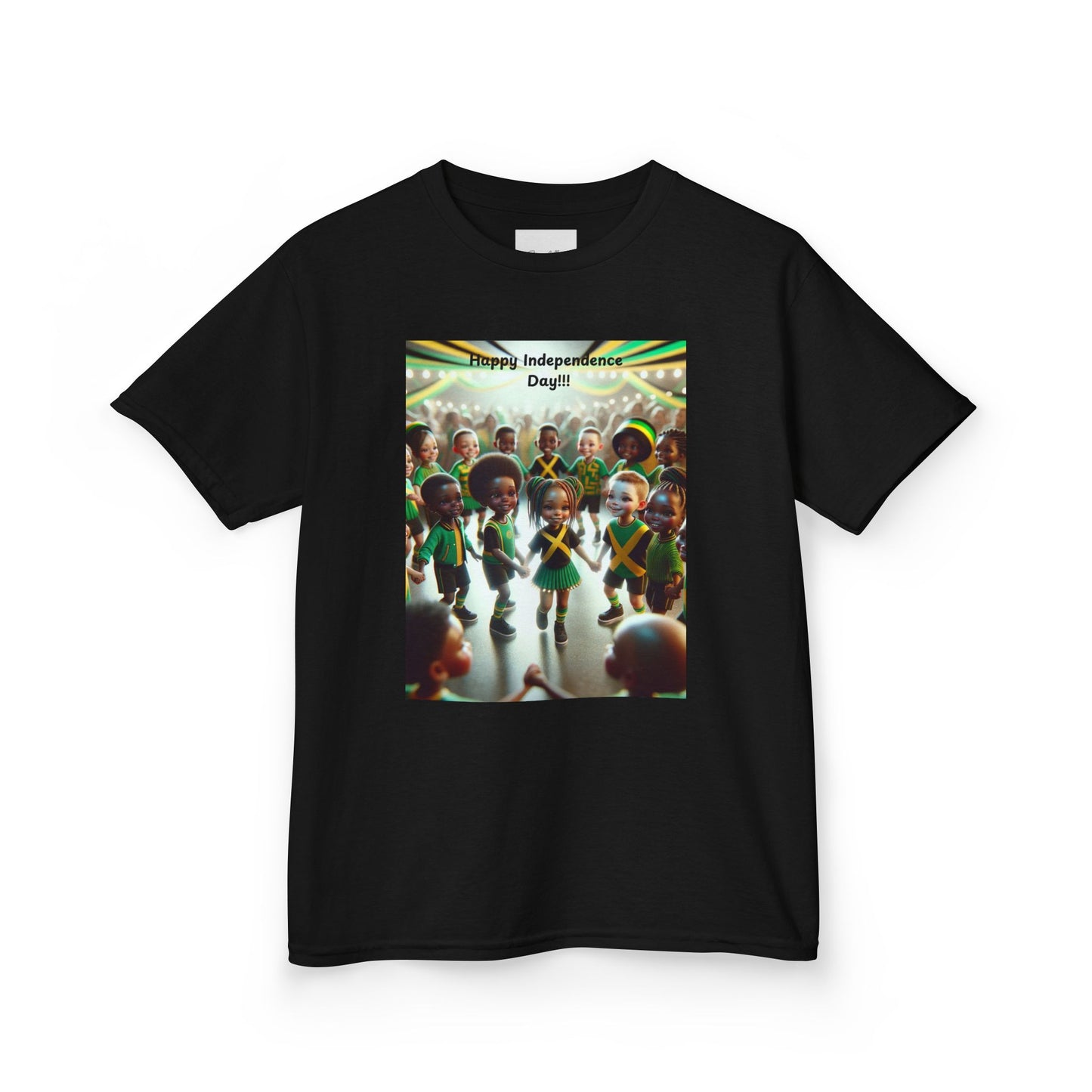 Kids Heavy Cotton™ "Jamaica Independence Day Vibes - Kids T-Shirt"