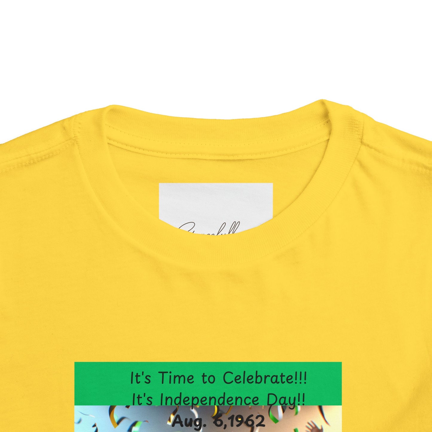Toddler Short Sleeve "Jamaica Independence Day Vibes - Kids T-Shirt"