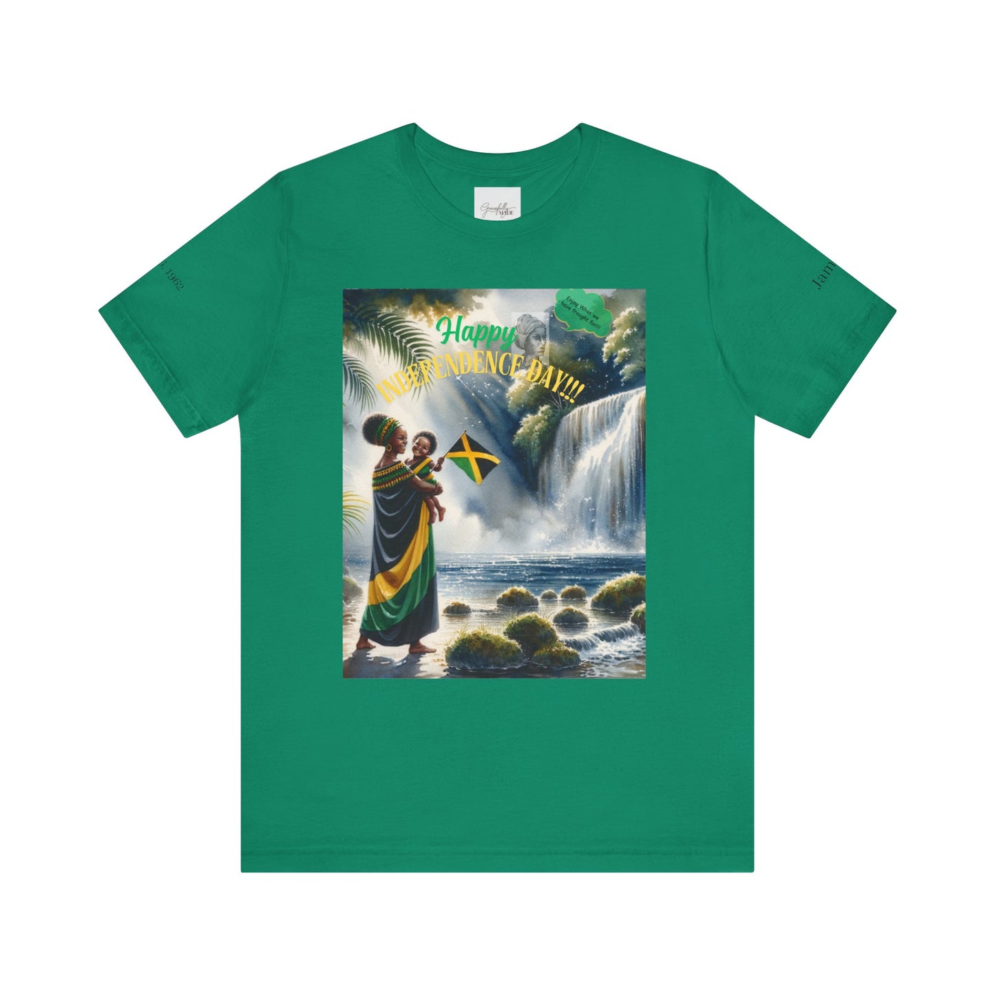 Unisex Jersey "Jamaica Independence Day Celebration - Adult T-Shirt"