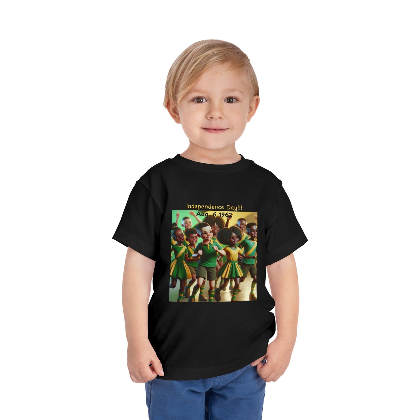 Kids Jamaican Independence Day Tee, Toddler T-Shirt, Youth Caribbean Flag Shirt,