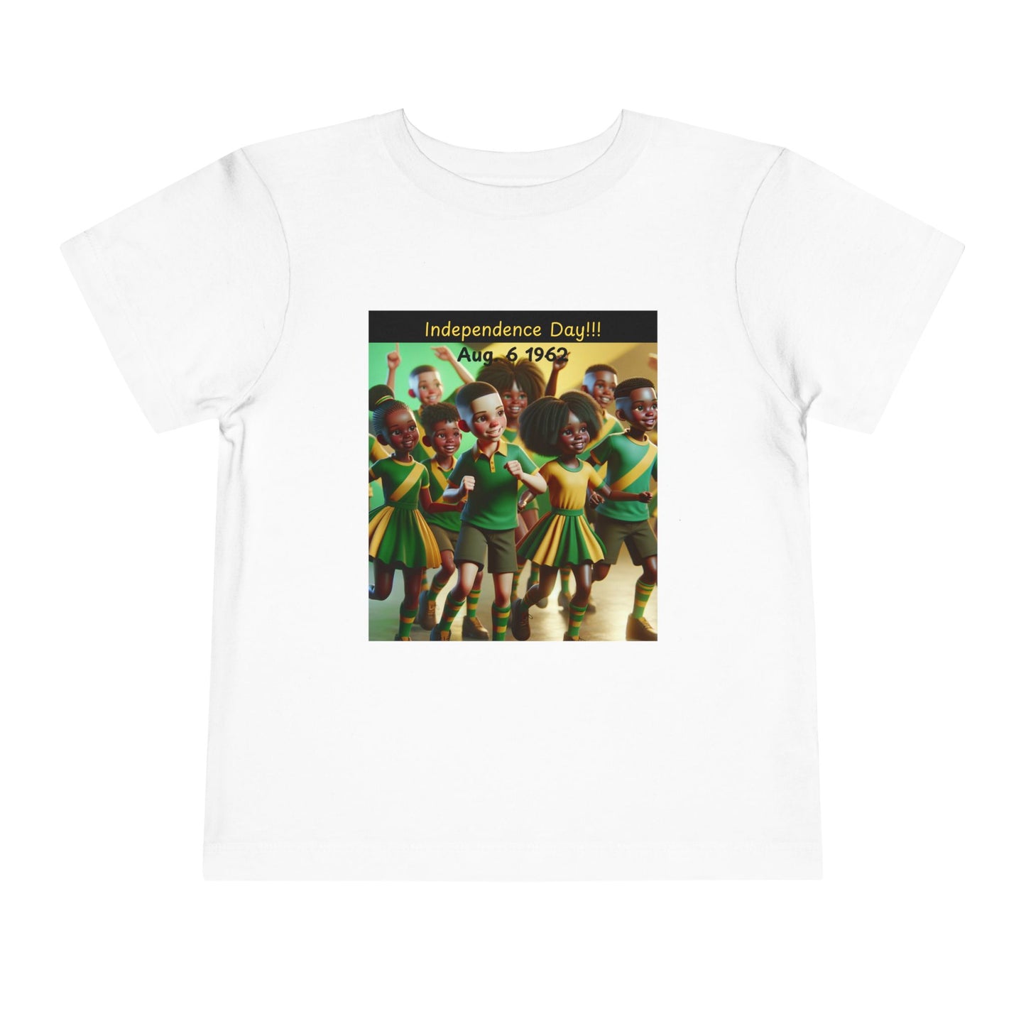 Kids Jamaican Independence Day Tee, Toddler T-Shirt, Youth Caribbean Flag Shirt,