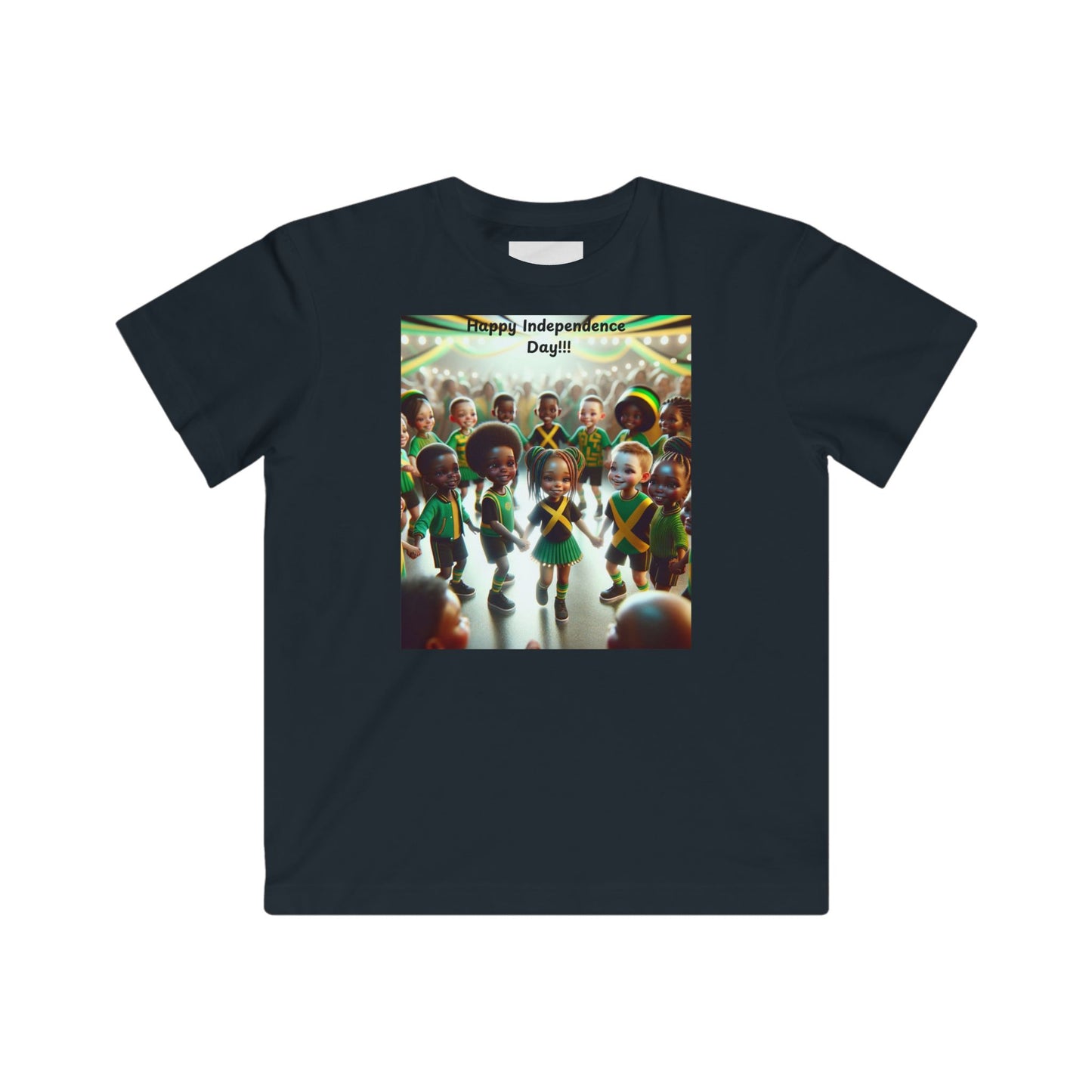 Kids Fine Jersey "Jamaica Independence Day Vibes - Kids T-Shirt"