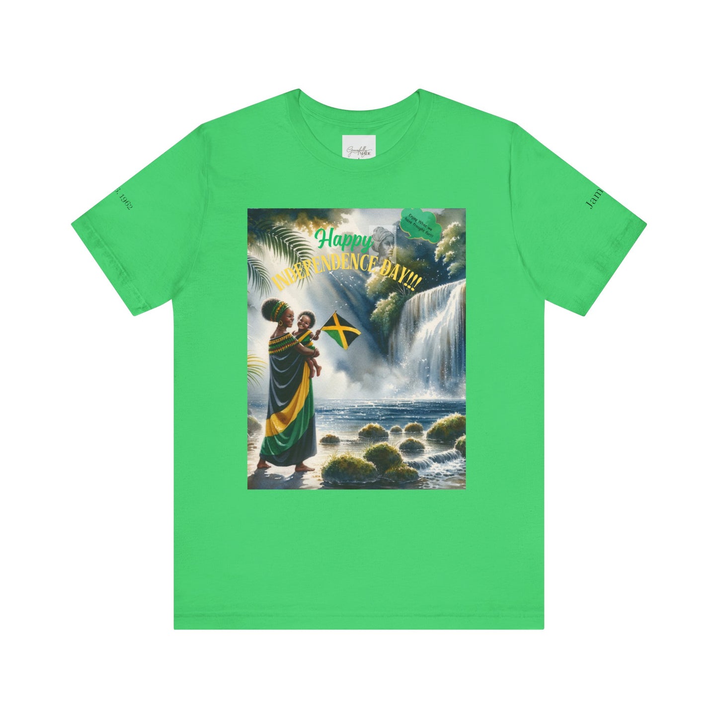 Unisex Jersey "Jamaica Independence Day Celebration - Adult T-Shirt"