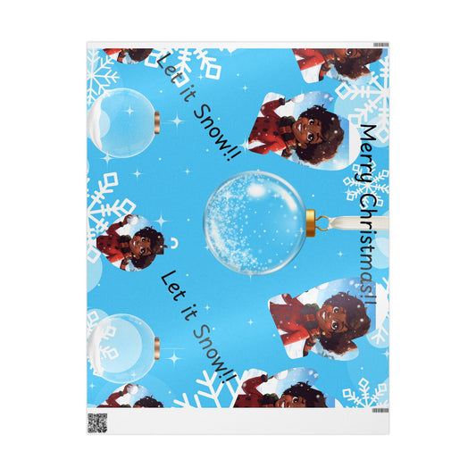 African Christmas Wrapping Paper, Holiday Gift Wrap, Festive Xmas Wrapping Sheets, Ethnic Gift Wrap, Cultural Present Wrap