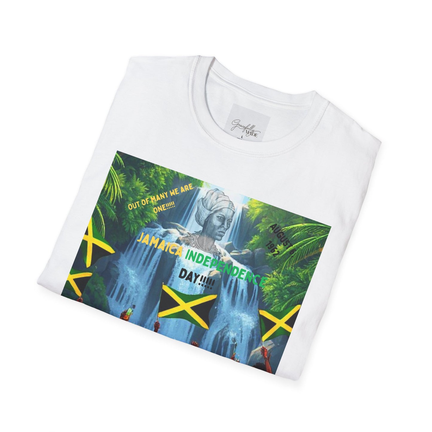 Jamaica 61st Year of Independence Unisex T-Shirt, Jamaican Anniversary Tee, Caribbean Celebration Shirt, Patriotic Apparel, Island Vibes Top