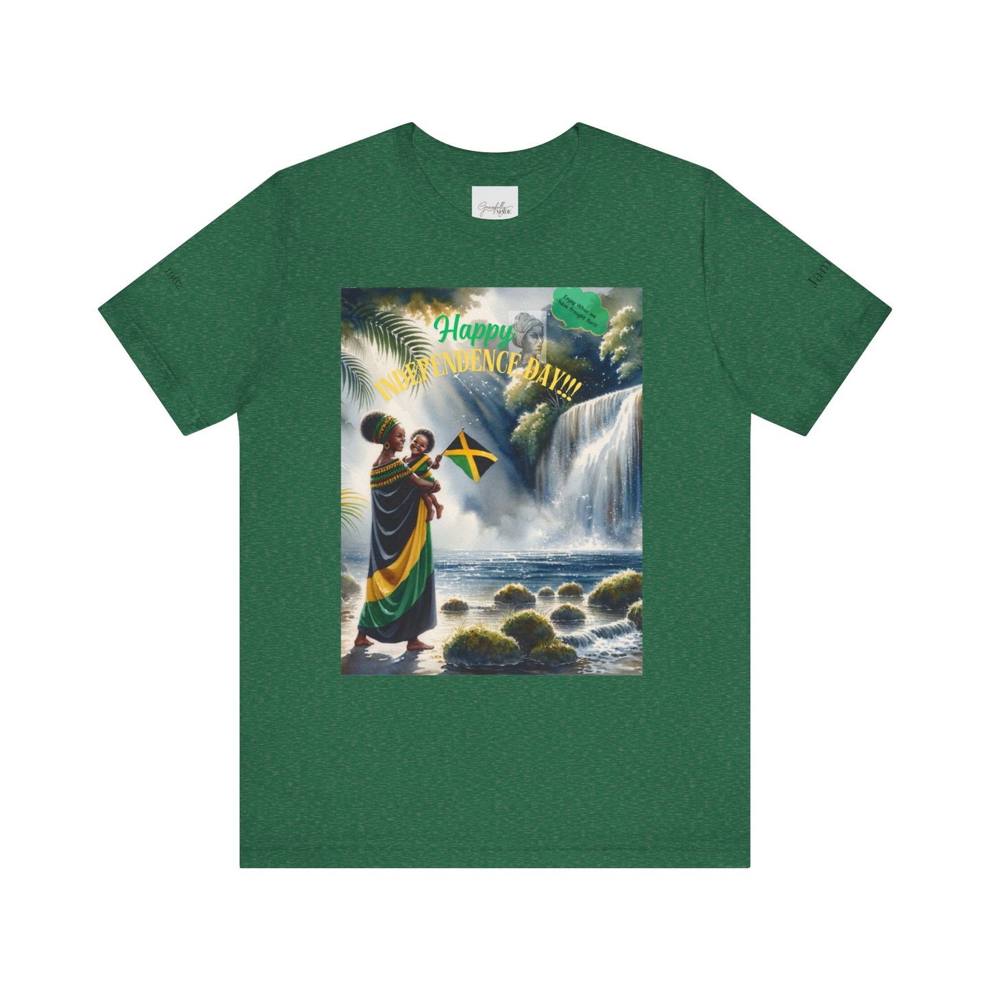 Unisex Jersey "Jamaica Independence Day Celebration - Adult T-Shirt"