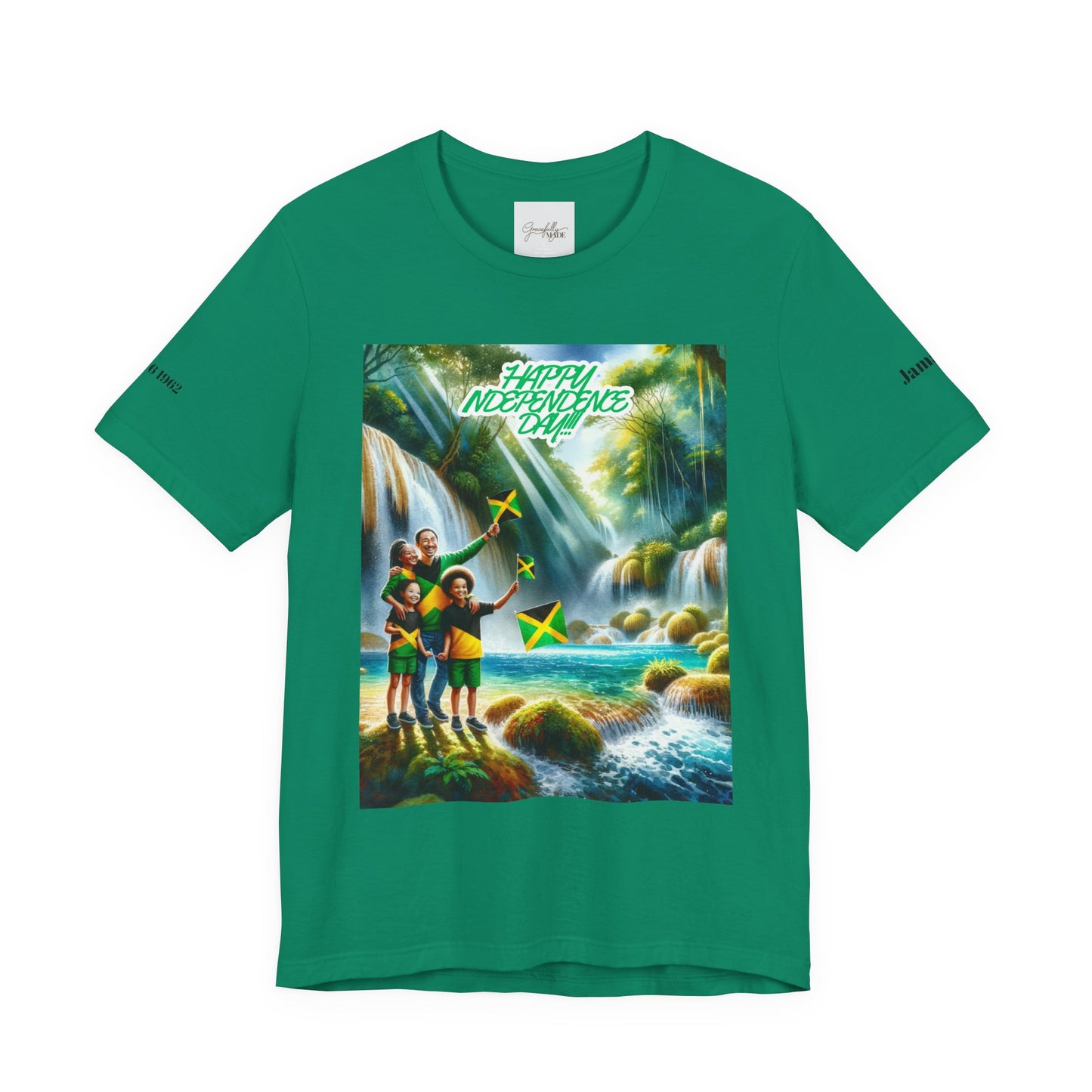 Unisex Jersey Short Sleeve Tee"Jamaica Independence Day Vibes"
