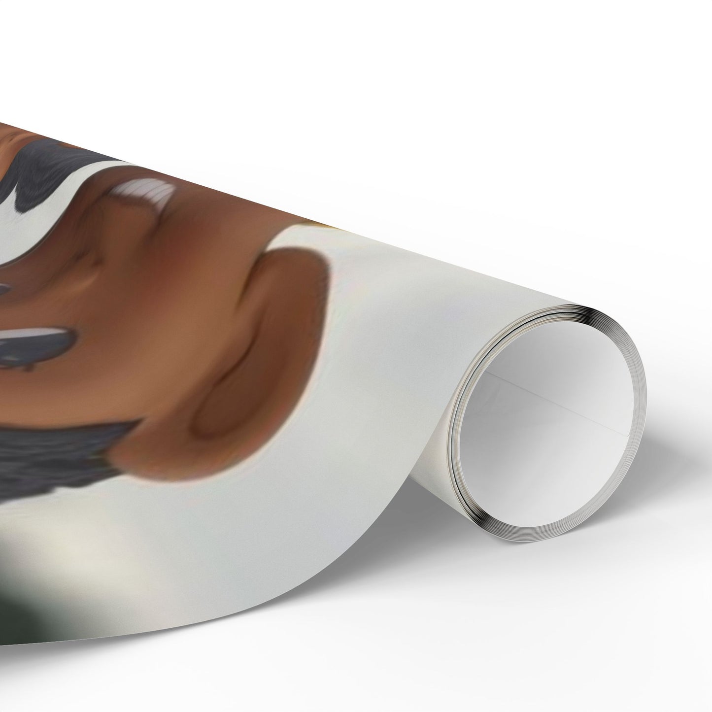 Children sitting in snow Wrapping Papers