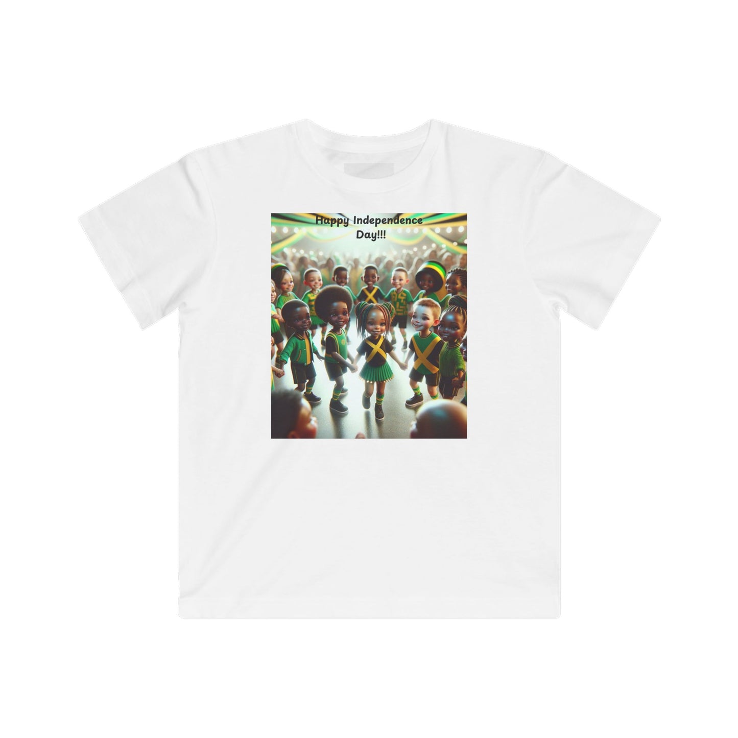 Kids Fine Jersey "Jamaica Independence Day Vibes - Kids T-Shirt"