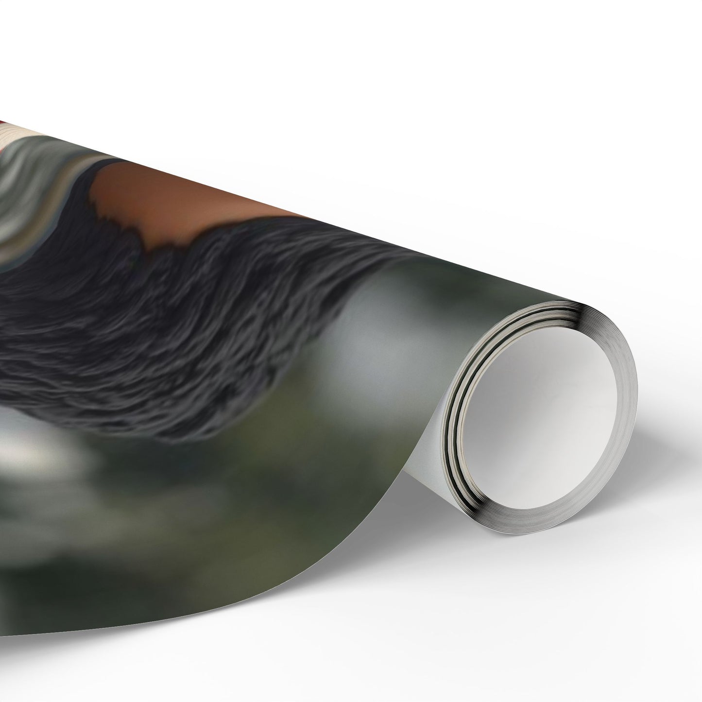 Children sitting in snow Wrapping Papers