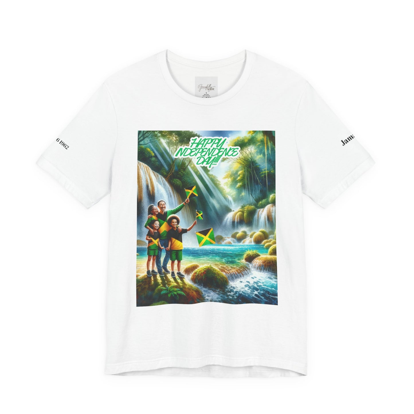 Unisex Jersey Short Sleeve Tee"Jamaica Independence Day Vibes"