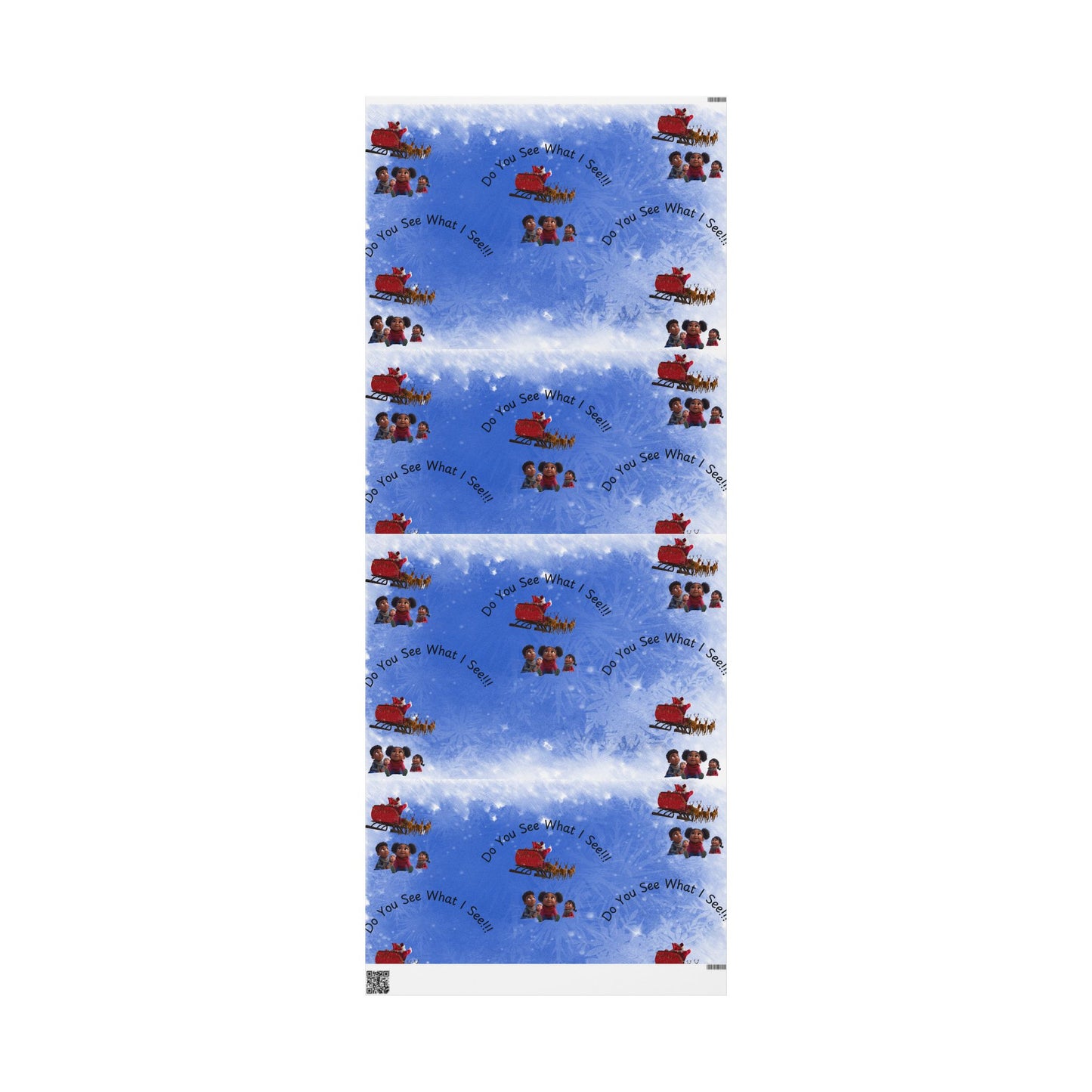 Gift Wrap Sheets, Children Can't Believe It's Santa Design - Holiday Wrapping Paper, Christmas Gift Wrap, Kids Xmas Presents, Festive