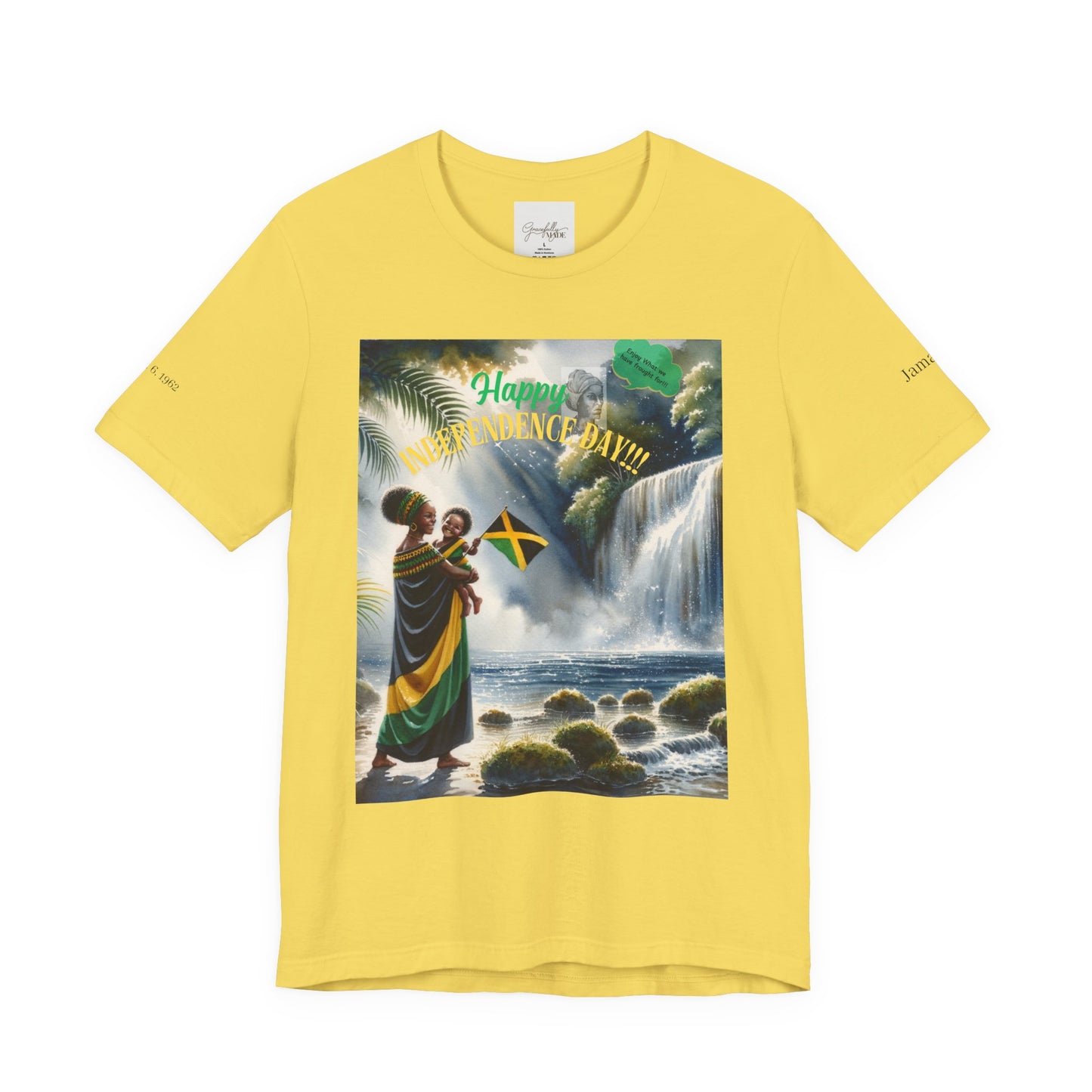Unisex Jersey "Jamaica Independence Day Celebration - Adult T-Shirt"