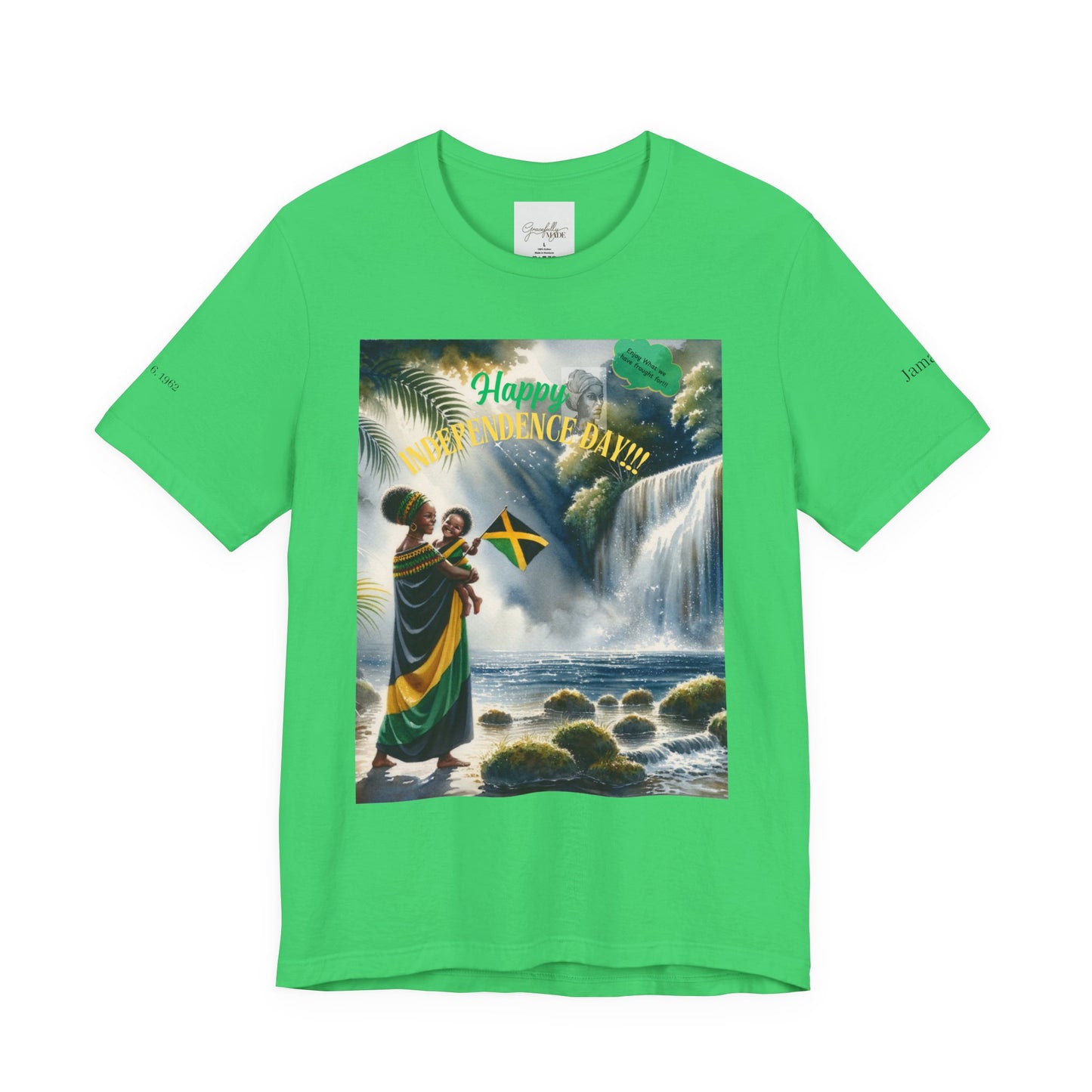Unisex Jersey "Jamaica Independence Day Celebration - Adult T-Shirt"