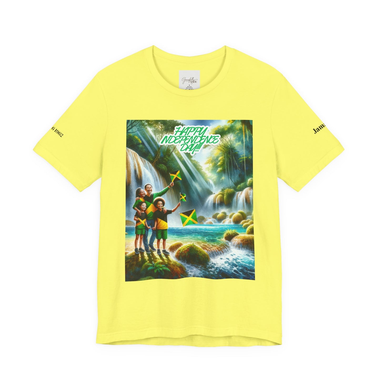 Unisex Jersey Short Sleeve Tee"Jamaica Independence Day Vibes"